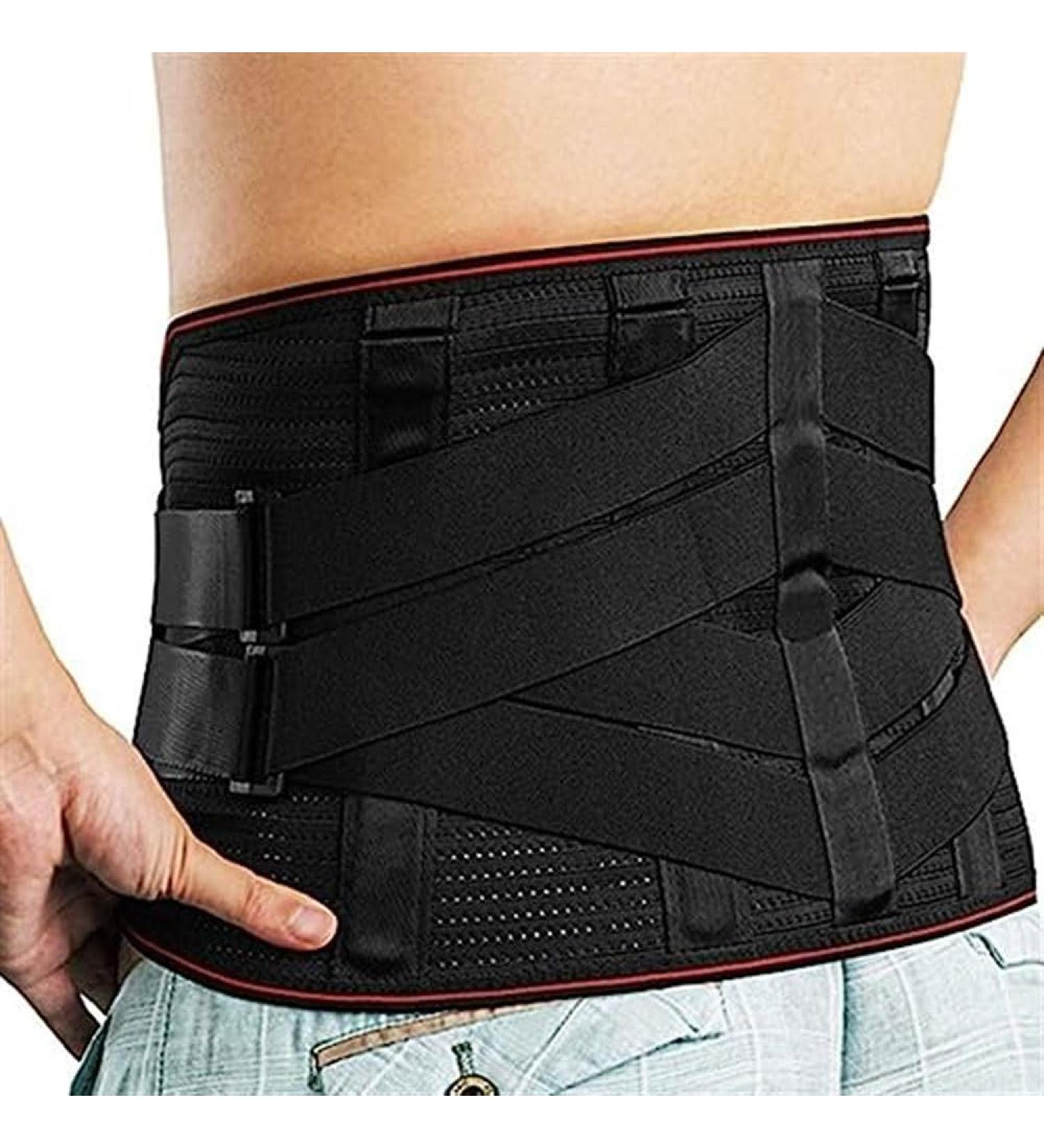Self-Warming Lumbar Support Belts for Men & Women Back Pain Relief for Herniated Disc Scoliosis & Sciatica Adjustable Waist Support - Buy Online on GoSupps.com