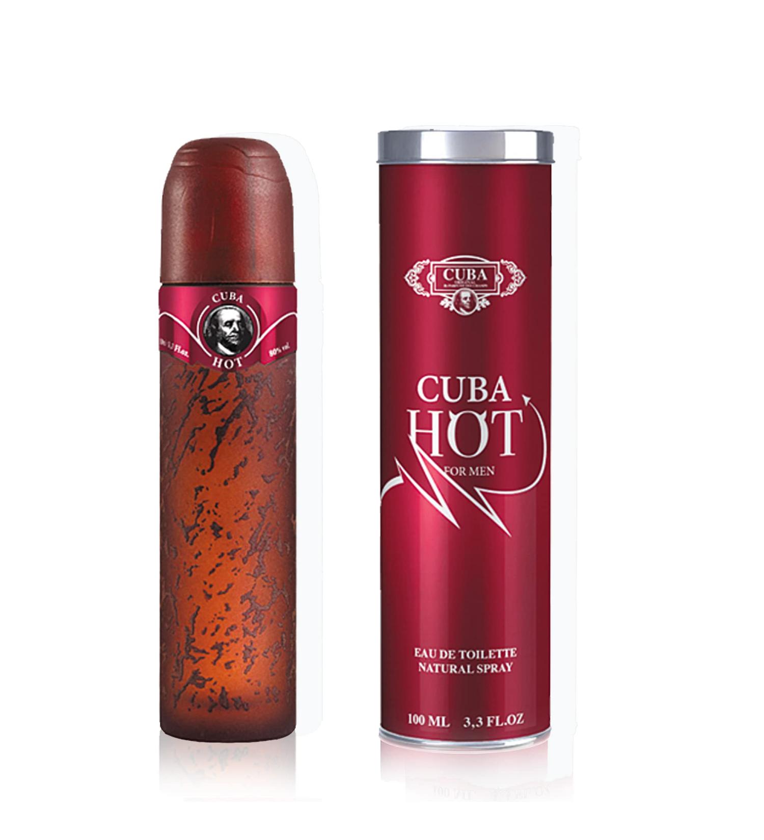 Cuba Hot for Men - 3.3 oz EDT Spray Fresh 3.3 Fl Oz (Pack of 1)