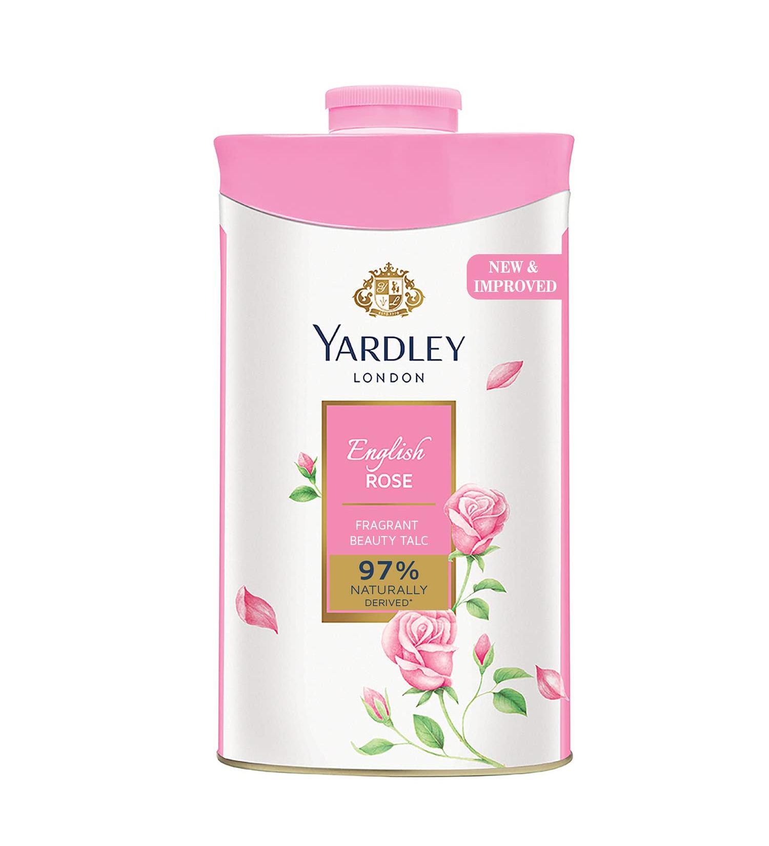 Yardley London - English Rose Perfumed Talc for Women 250g - Buy Online on GoSupps.com