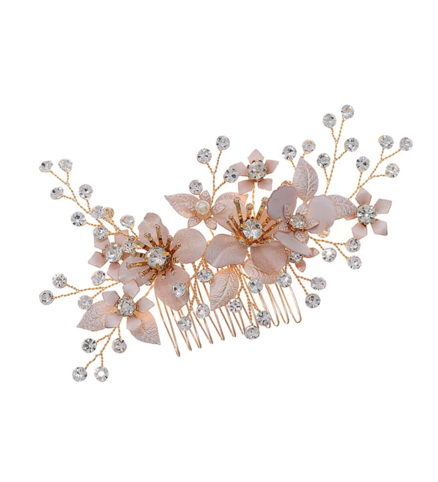 MAGICLULU 1 PC Hair Comb Attractive Head-wear Graceful Hair Supply Sweet Hair Supply Bridal Hair Supply Charming Bridal Headdress Exquisite Hair Accessory Handmade Headdress Unique Head-wear - Buy Online on GoSupps.com