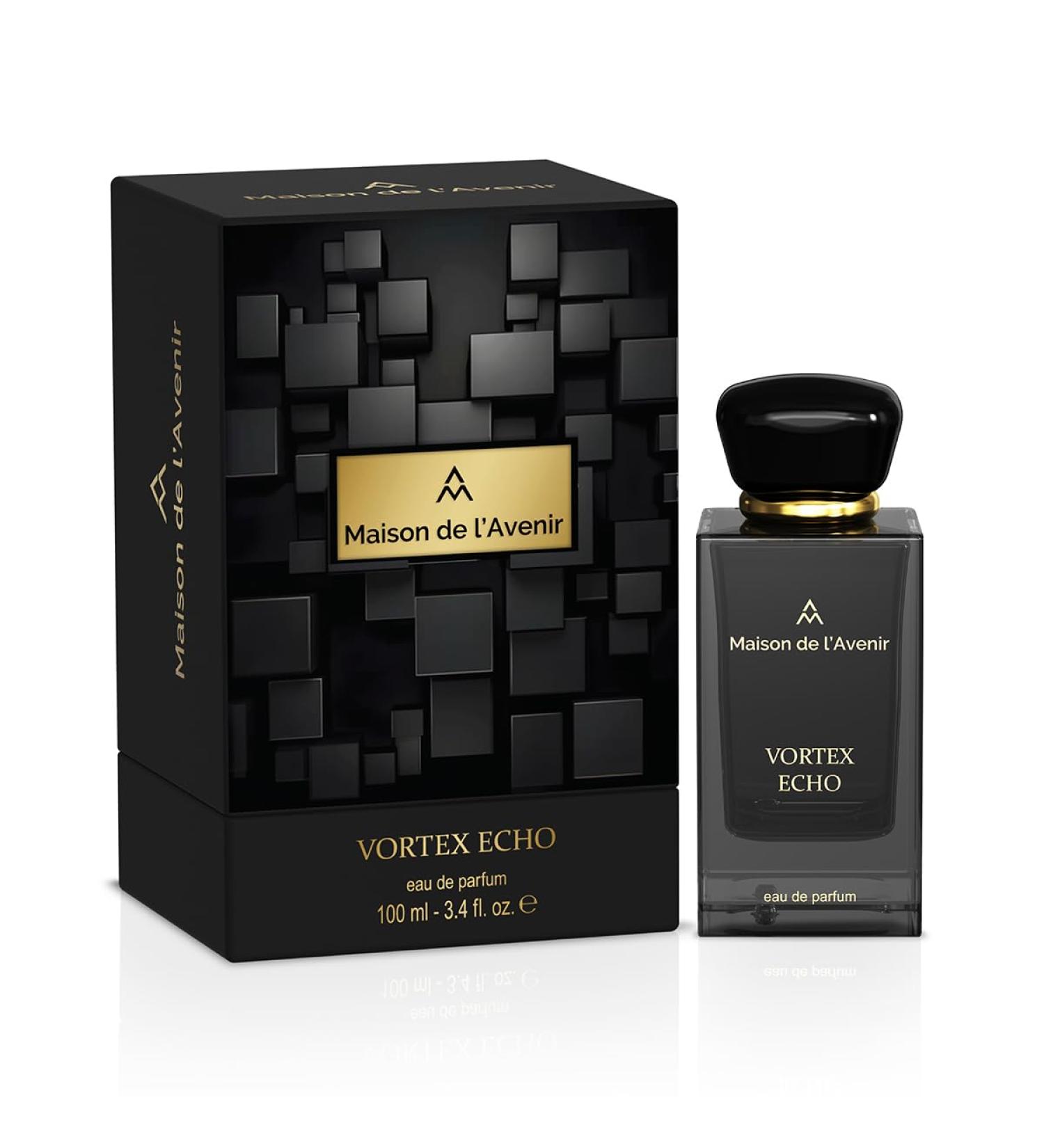 Maison de l'Avenir Vortex Echo - with notes of Lemon Patchouli Clove Leaf and Cardamom - Unisex - Cologne for Men - Perfume for Women - Long Lasting - Fine Niche Fragrance - Buy Online on GoSupps.com