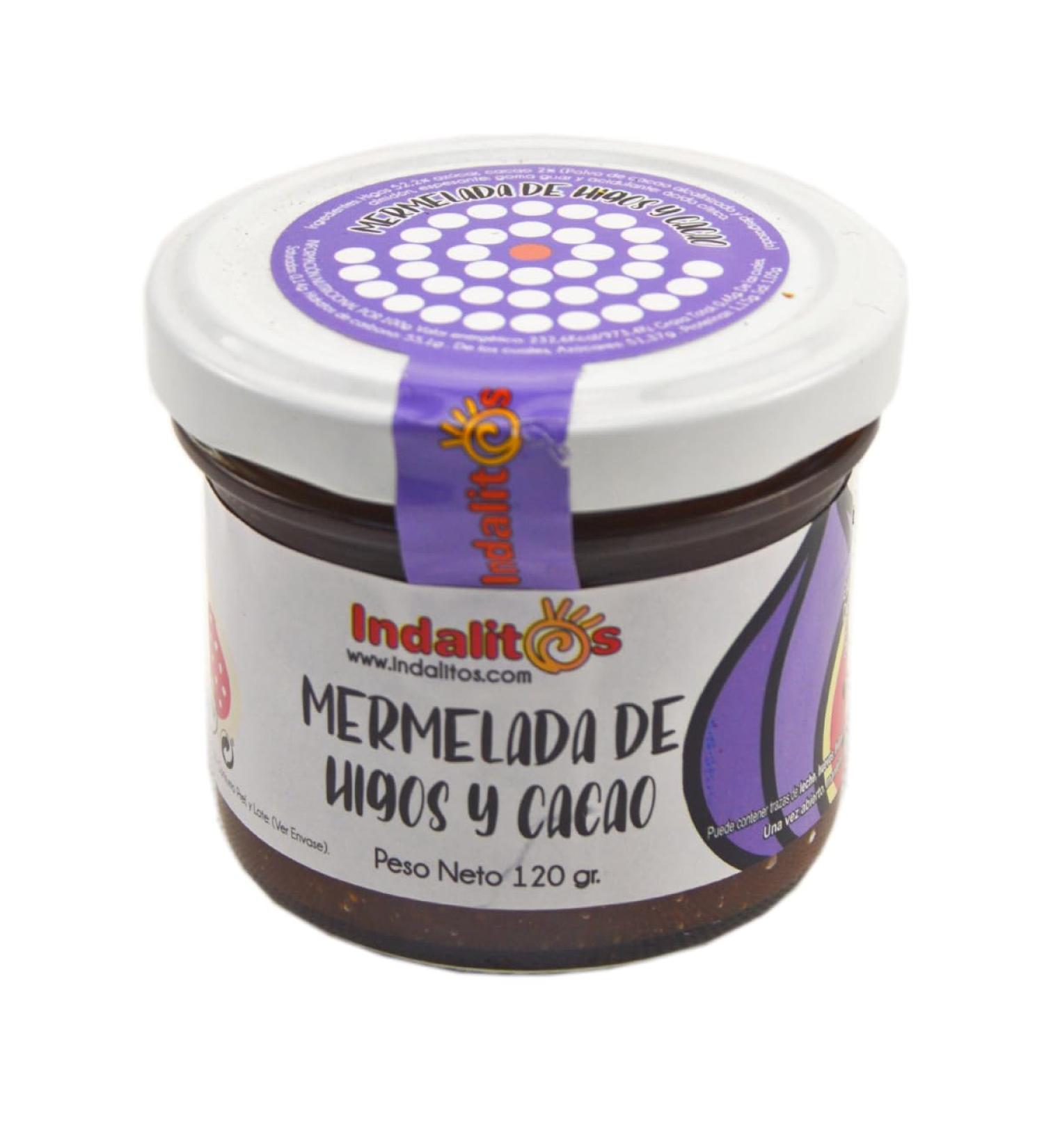 Indalitos - Fig jam with cocoa - Pack 3 x 120g