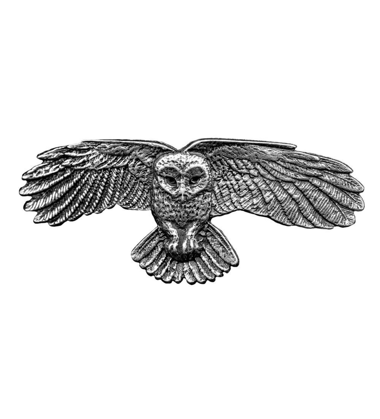 Owl Hair Clip | Hand Crafted Metal Barrette Made in the USA with imported French Clips By Oberon Design ... by Oberon Design - Buy Online on GoSupps.com
