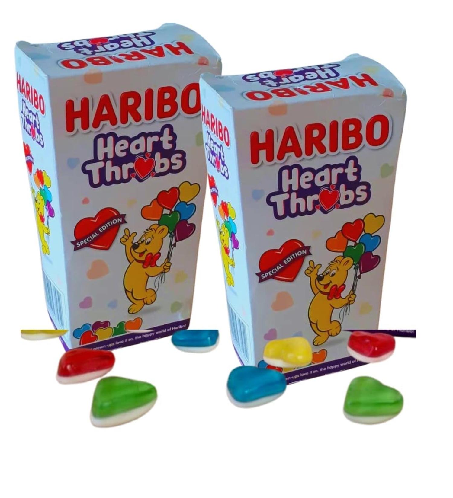 Amamitrade Thank You Sticker Made For Haribo Heart Throbs (2 Pack) - Valentine's Day Share Bag - Sweet Treats - Great For Couples - Gummy Love Hearts - Buy Online on GoSupps.com