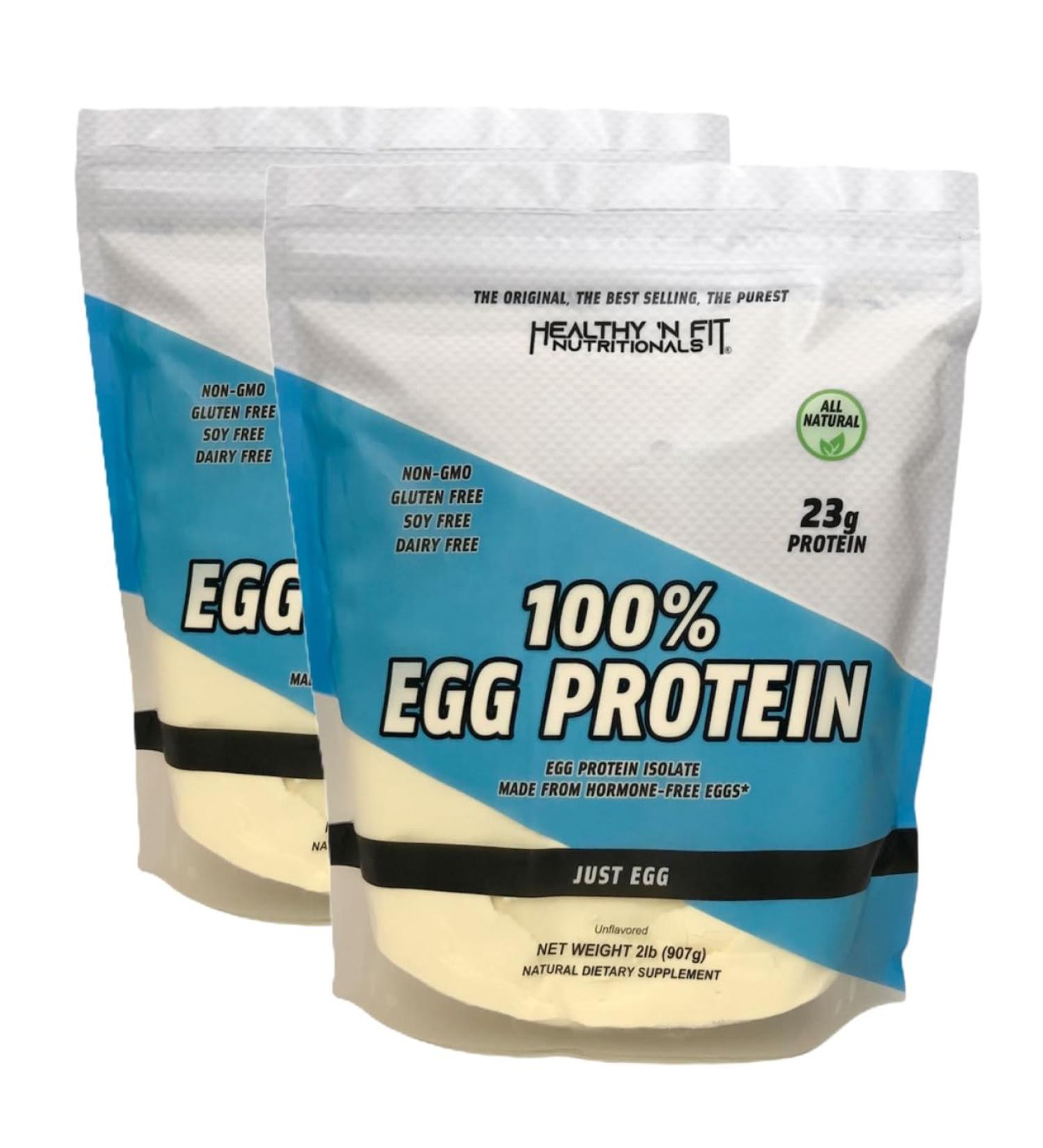 Healthy 'N Fit - 100% Egg Protein (unflavored) 2 Pack (4 LB Total). Just Egg Instant Dried Whites: Great for Baking and Mixing. - Buy Online on GoSupps.com