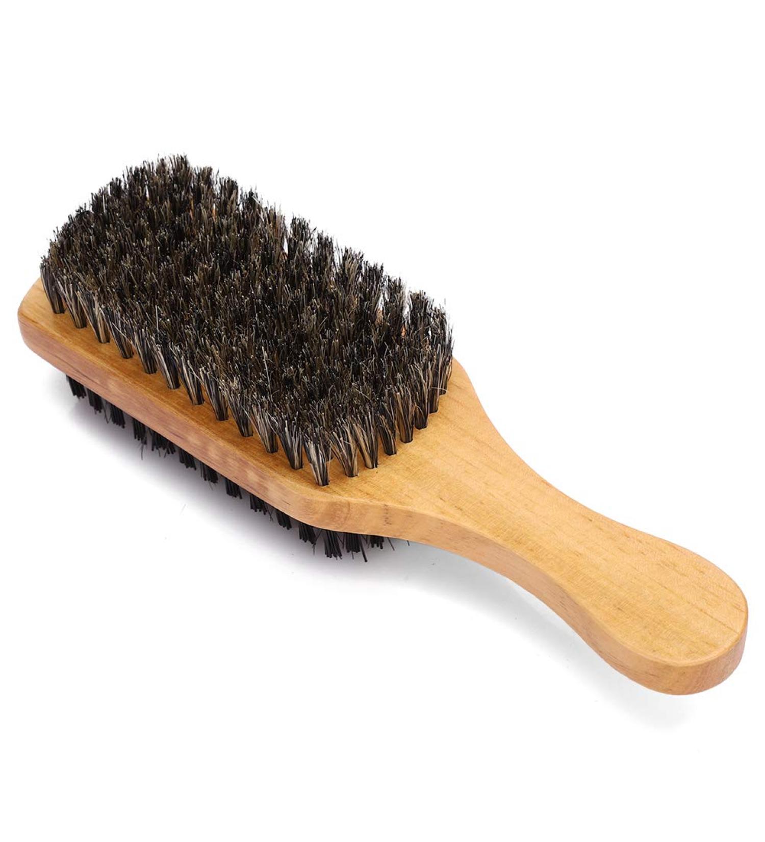 Double Sided Beard Brush Soften Beard PreventIrritation Remove Hair Dust and Impurities Suitable for Beard Cleaning Oil Head Styling (Middle Size) - Buy Online on GoSupps.com