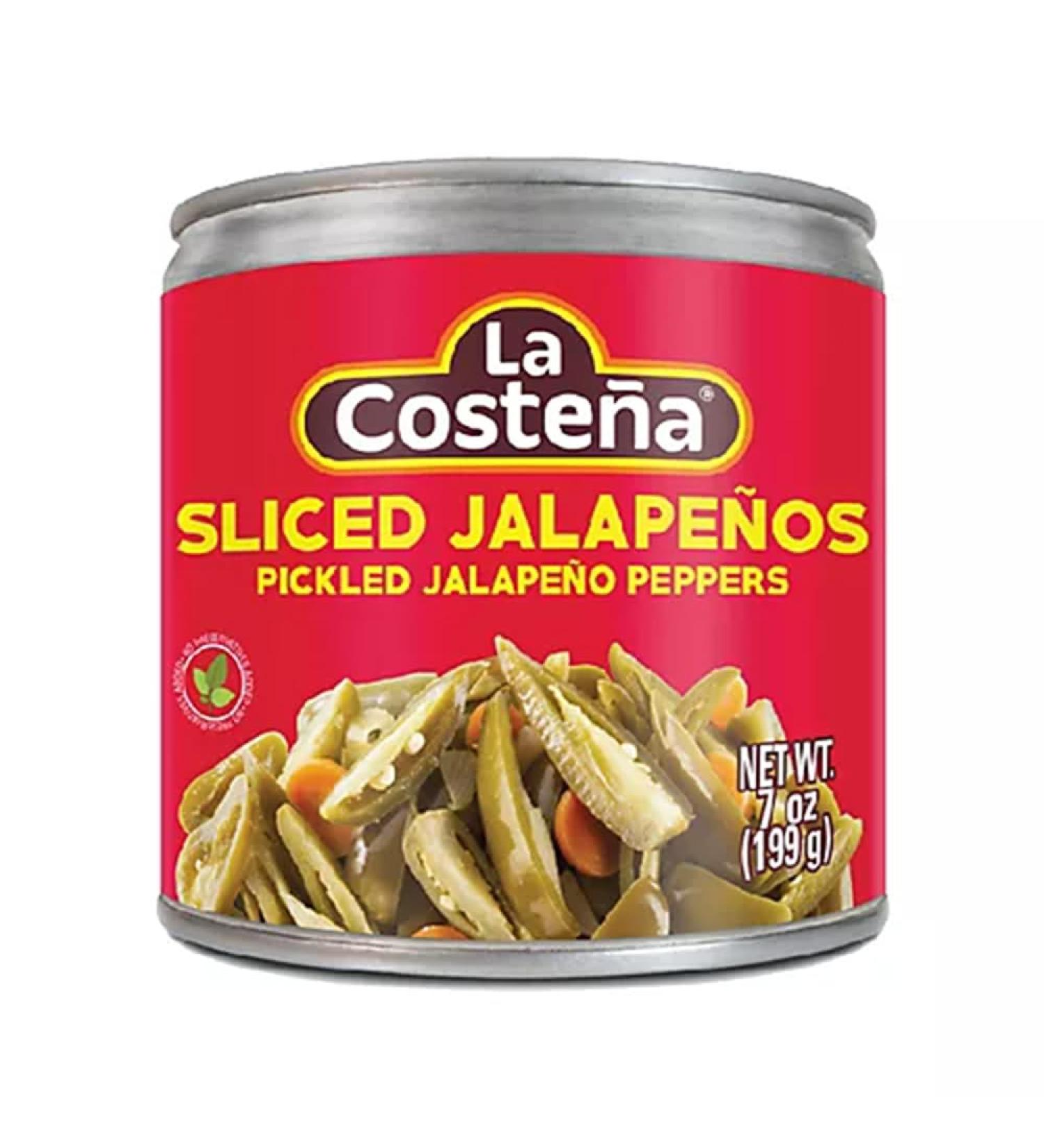 La Costena Jalapeno Slices 199g (Pack 6) / Mexican Sliced Green Jalapenos in Can Hot Jalapeno Peppers Pickled Jalapeno Slices - Buy Online on GoSupps.com