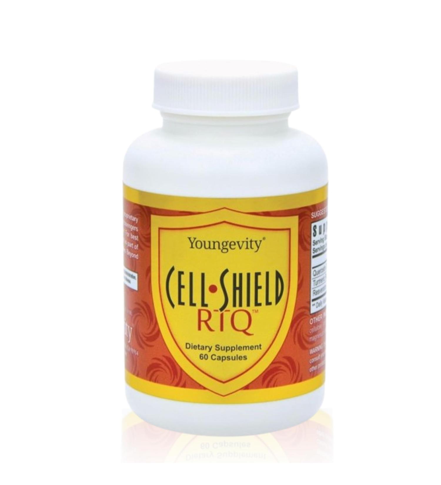 Youngevity Resveratrol Turmeric Quercetin RTQ Cell Shield - 60 Capsules (Pack of 2) - Buy Online on GoSupps.com