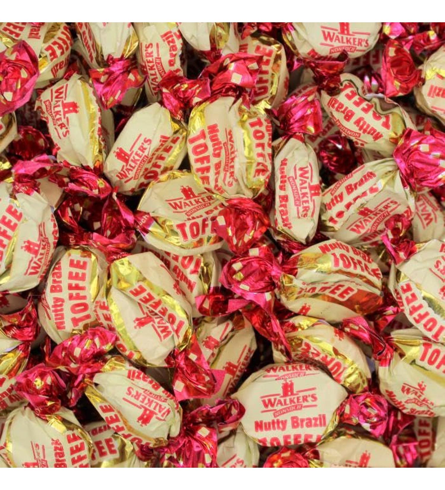 Nutty Brazil Toffees 500g Sweet Jar