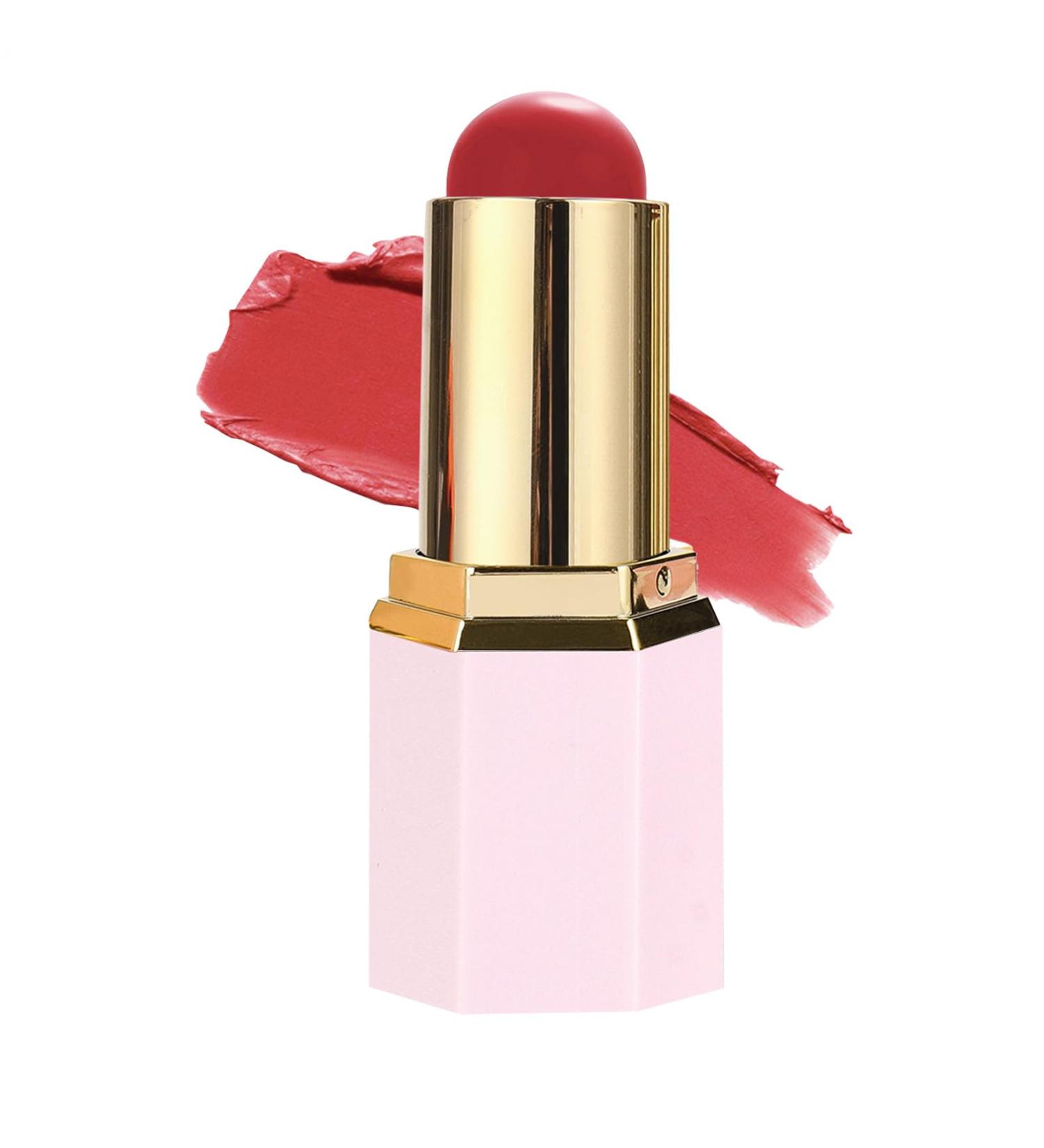 Waterproof Blush Stick Moisturizing Peach Color Face Illuminator Natural and Durable for Dry Oily Skin Cheekbones Eyebrow Lip Birthday - Buy Online on GoSupps.com
