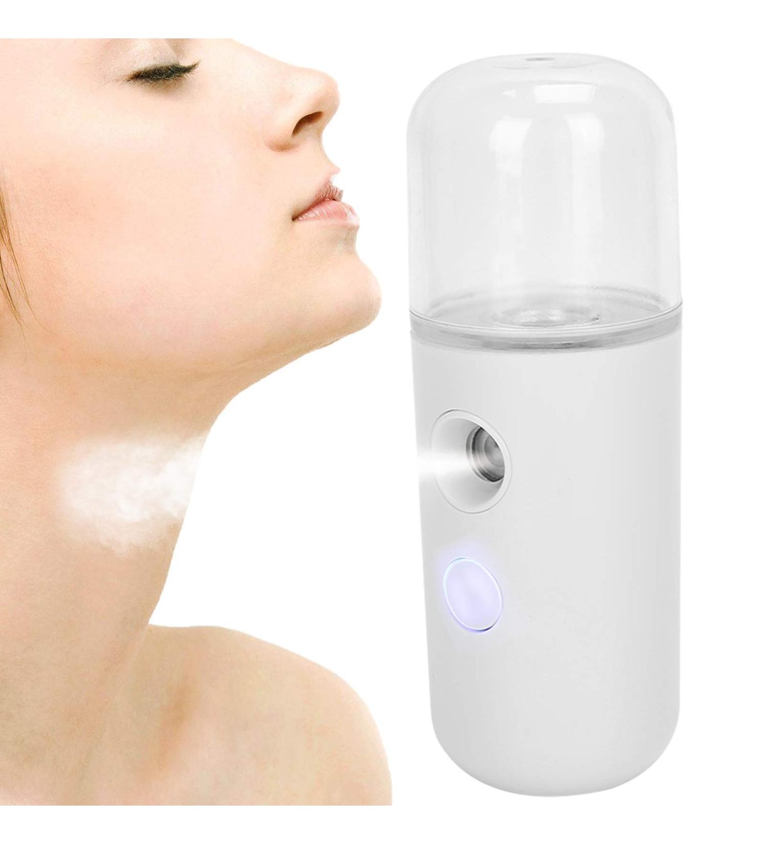 Nano Facial Mister Mini Facial Steamer Facial Mist Sprayer Handy Moisturizing Mist Sprayer Atomization Eyelash Extensions Skin Care Steamer USB Rechargeable (Water Supplementer) (30ml) - Buy Online on GoSupps.com