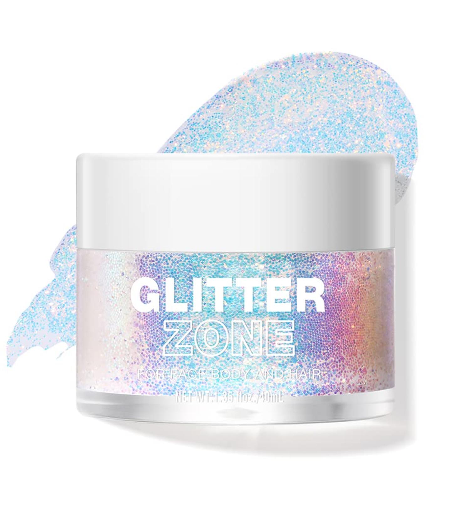 LANGMANNI Color Changing Holographic Body Glitter Gel - Vegan & Cruelty Free (Golden Ocean) - 1.35 oz - Buy Online on GoSupps.com
