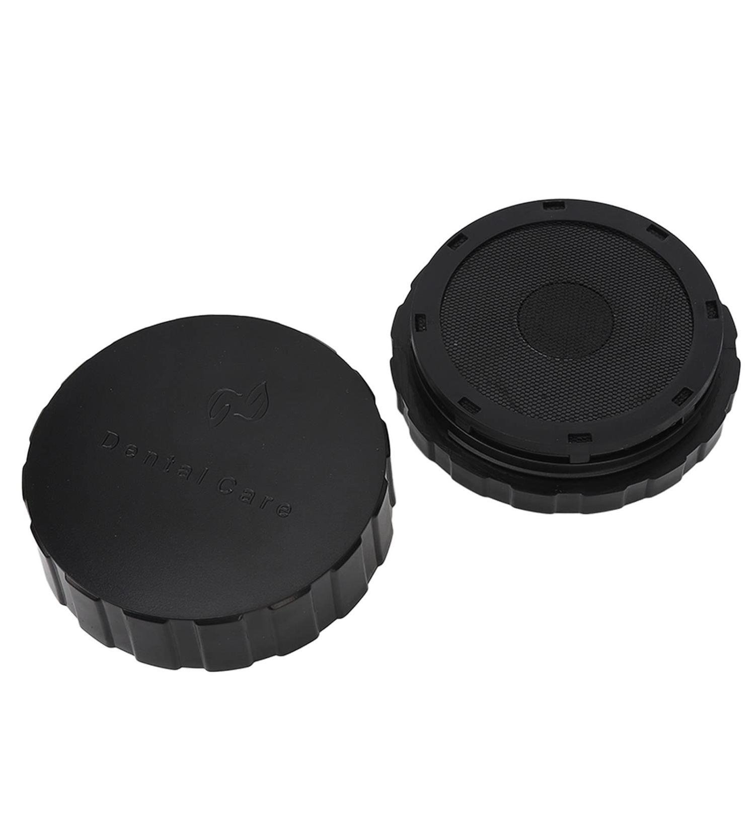 Portable Round Press Box - Reusable Prosthesis Veneer Storage with Replacement Pad | Night-Mouth Conservation Solution - Buy Online on GoSupps.com