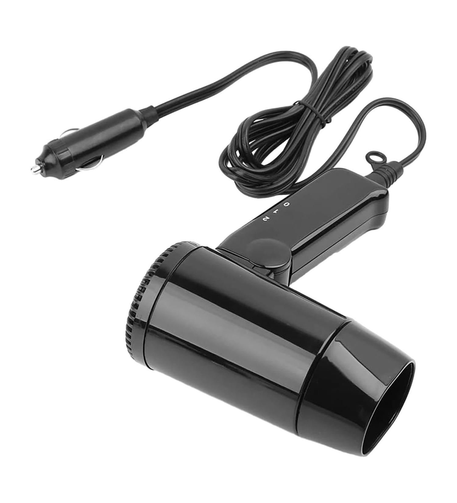 Travel Hair Dryer - 12v Foldable Hot And Cold Travel Blow Dryer With Adjustable Temperature | 2 In 1 Blow Dryer Compact Size | Pouring Art Lightweight Blow Dryer For Roads Trips And Home - Buy Online on GoSupps.com