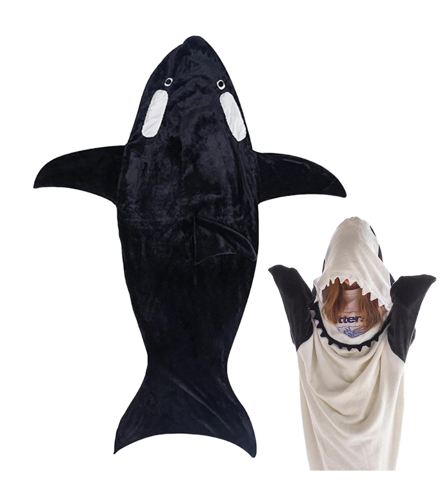 XXL Whale Blanket & Sleeping Bag | Super Soft Flannel Cuddly Blanket for Adults & Teens | Perfect Gift for Whale Lovers - Buy Online on GoSupps.com