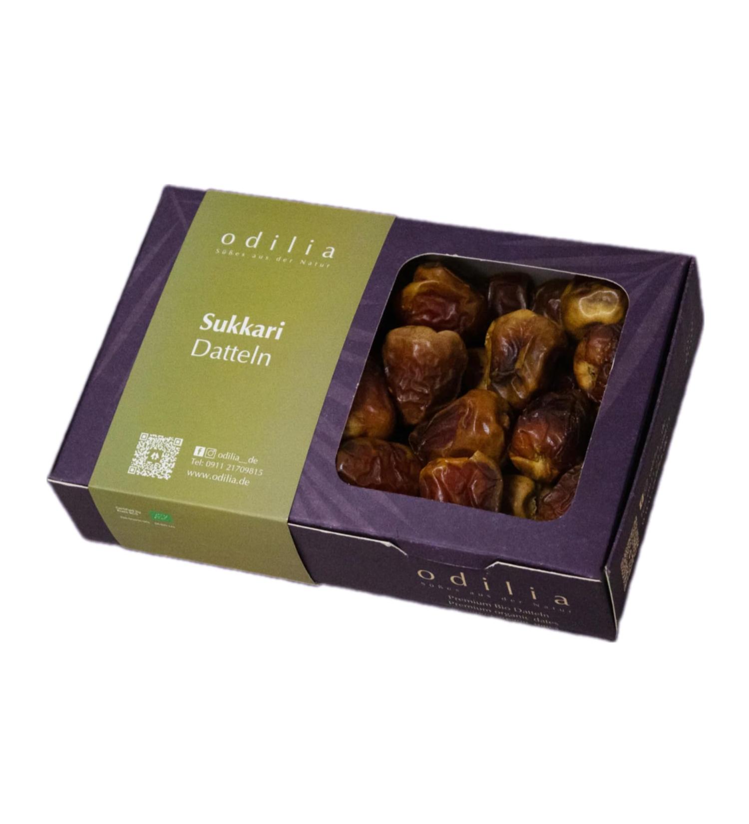  odilia Odilia Organic Sukkari Dates - Vegan and gluten-free treat - No refined sugar - Sweetened with dates - Made in Germany - 750g - Buy Online on GoSupps.com