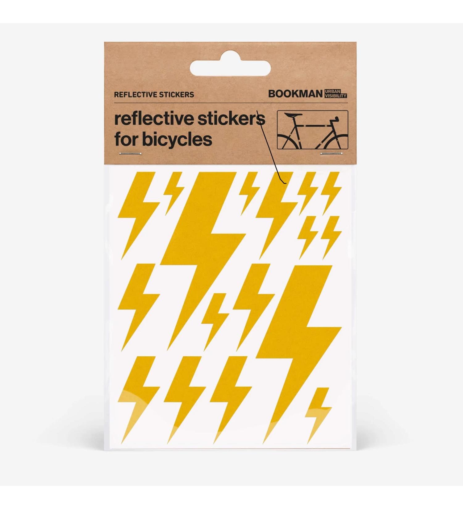 Bookman Urban Visibility Reflective Stickers Flash Yellow