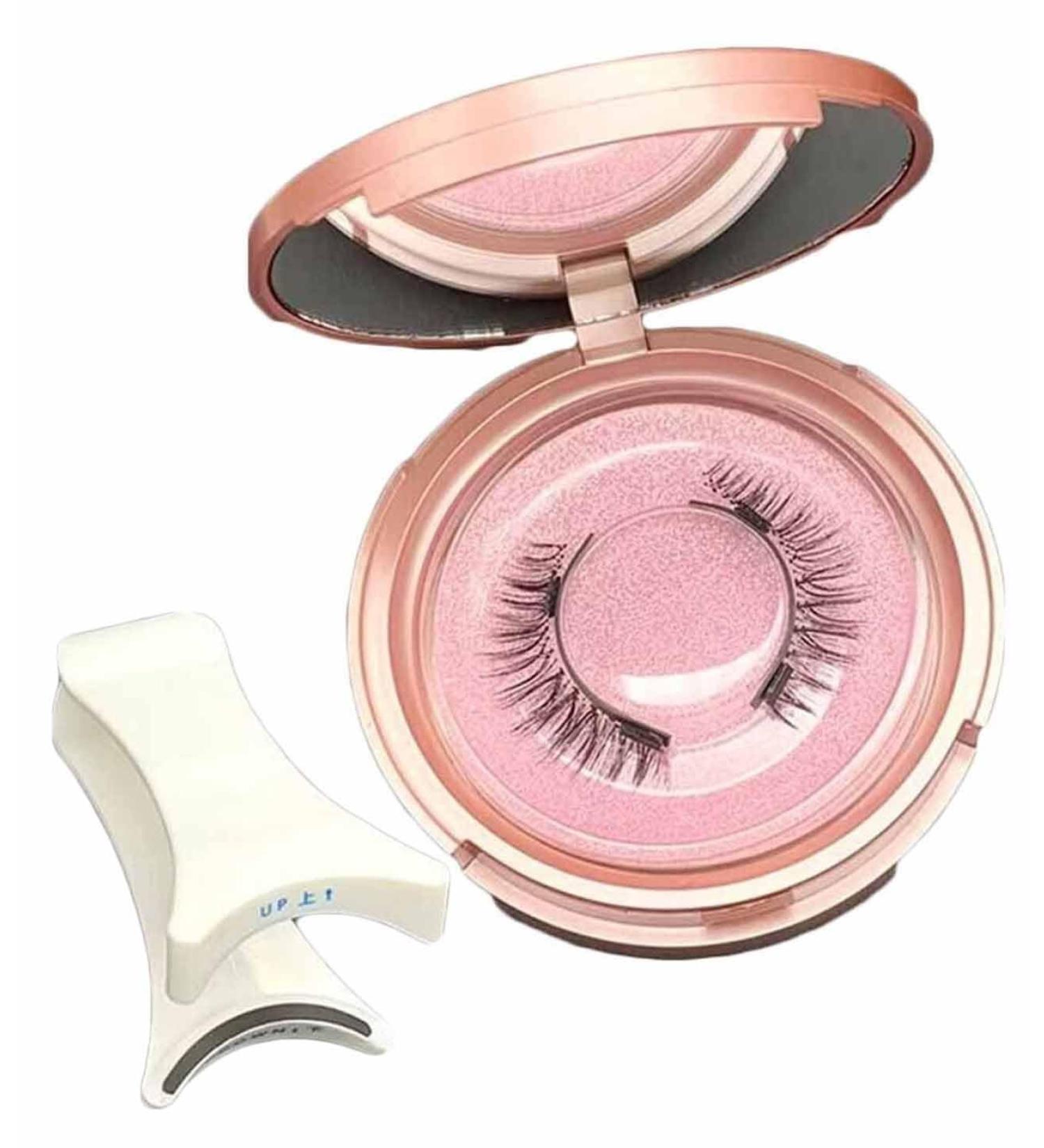 Aerliss Magnetic Lashes Magnetic Lashes With Applicator Eyelashes Magnetic Magnetic Lashes Kit Reusable Self Adhesive Eyelashes(Natural) - Buy Online on GoSupps.com
