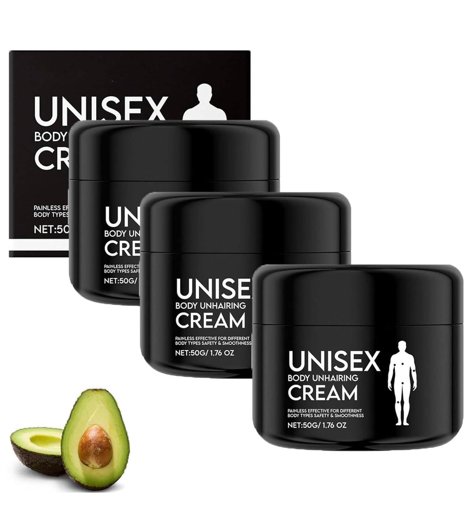 Cr me anti-haring unisexe pour le corps les bras les jambes la poitrine pilation douce et indolore non collante lissage durable convient tous les types de peau (3) - Buy Online on GoSupps.com
