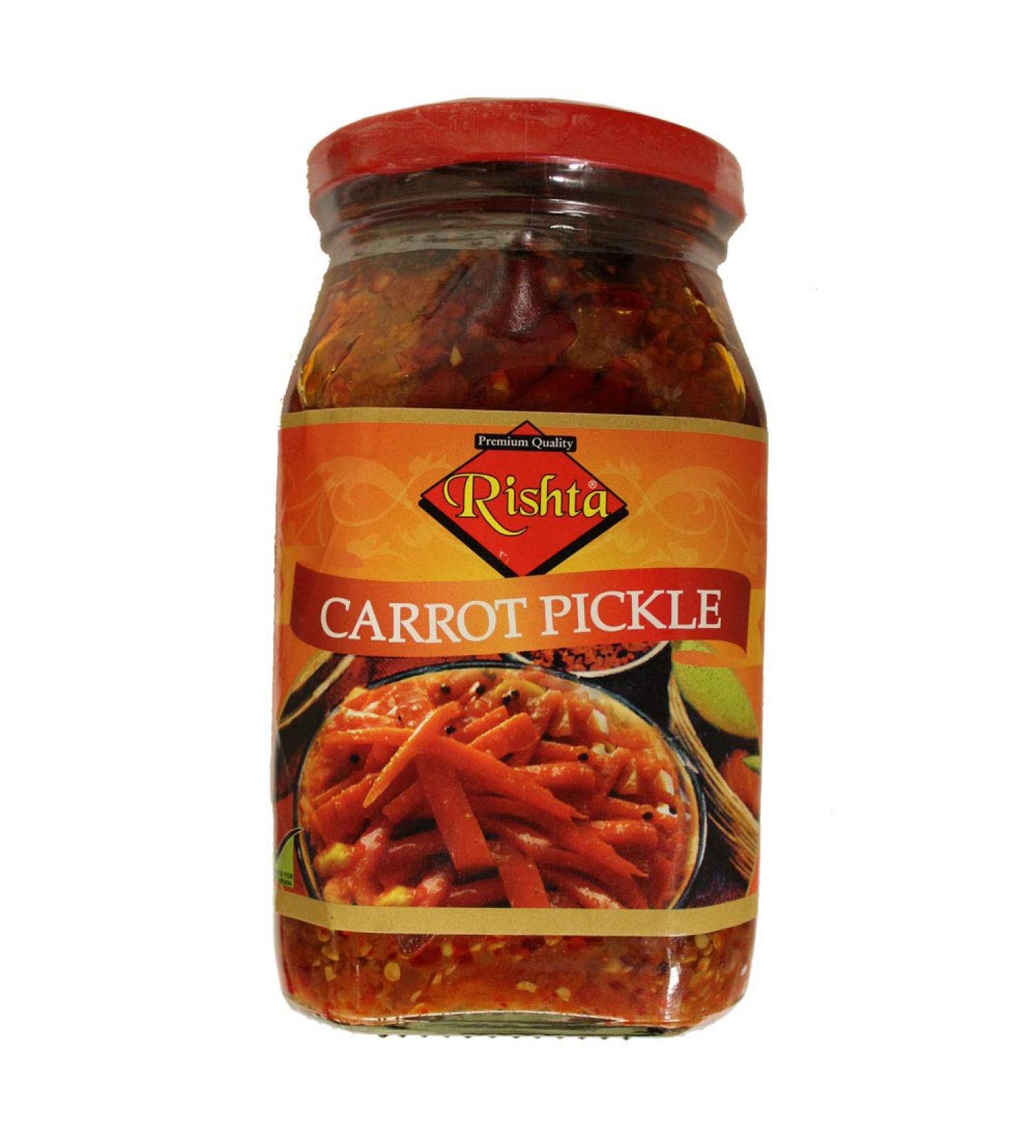 Thimble's Online RISHTA Carrot Pickles - By Shopper's Freedom 400g (Pack of 2)