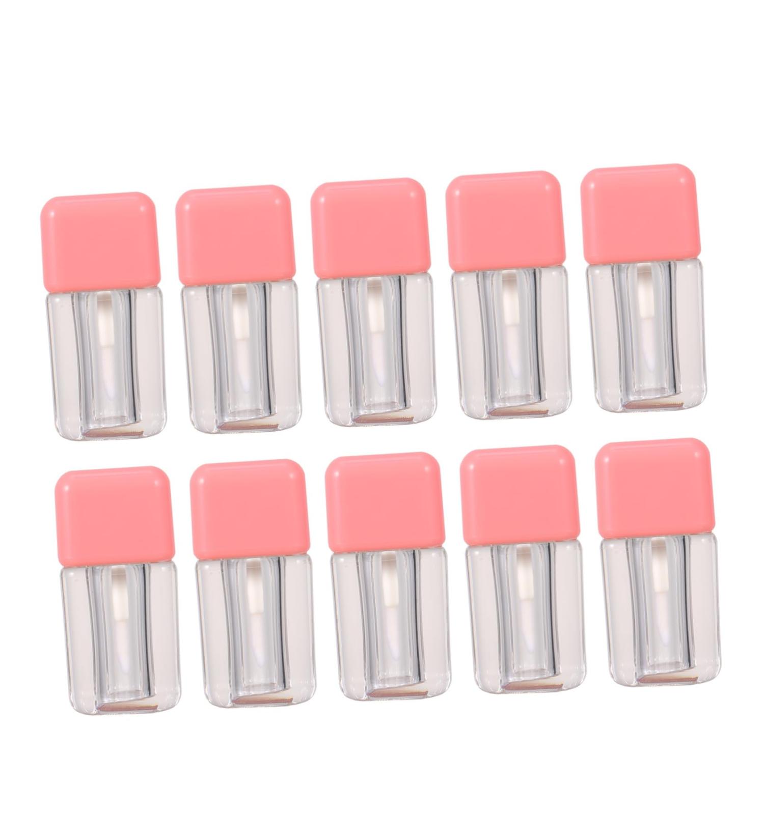10 Pi ces Tube De Gloss L vres Transparent Avec Pinceau Inclus Flacon De Gloss L vres Pour Cr er Ou - Buy Online on GoSupps.com