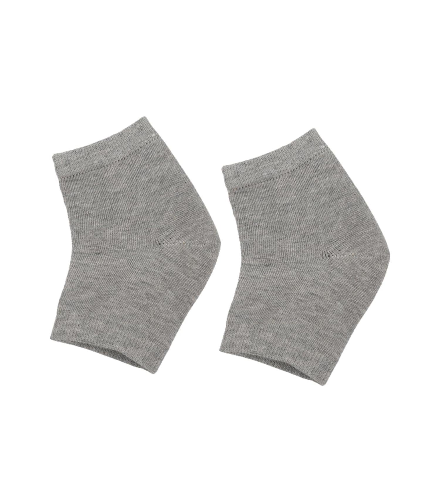 minkissy Moisturizing Heel Socks Rough Calluses Socks Heel Sleeves Heel Anti-Crack Dry Feet Socks Toeless Gel Socks Silicone Heel Socks Dry Feet Silicone Socks Half Open Toe Socks - Buy Online on GoSupps.com