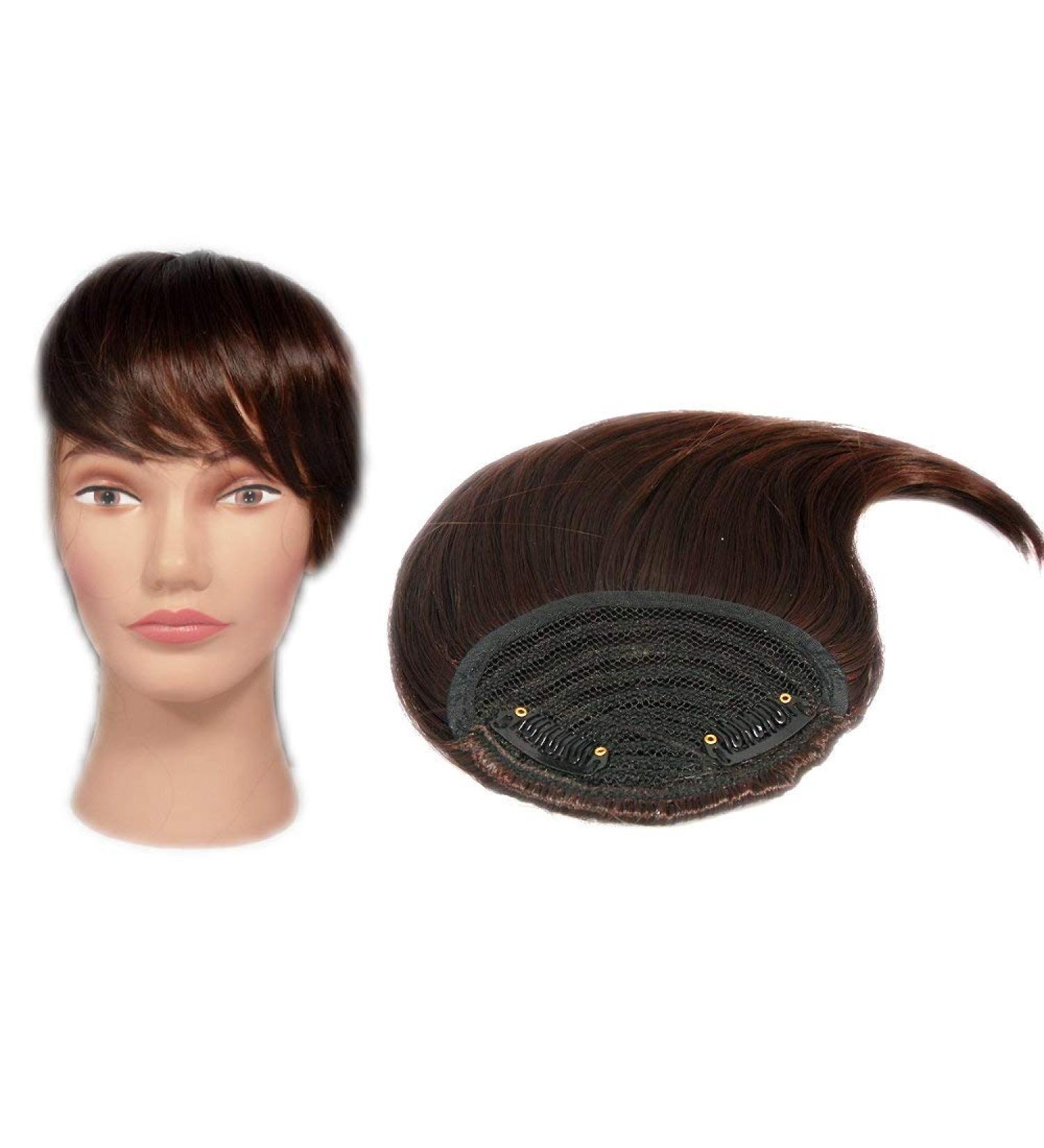 Buy Clip-In Extensions - Lateral Weed Pony & Forehead Fringes for Thin Hair | Remyhaar.eu - Volume & Fullness in 2/33# Red-Brown - Buy Online on GoSupps.com