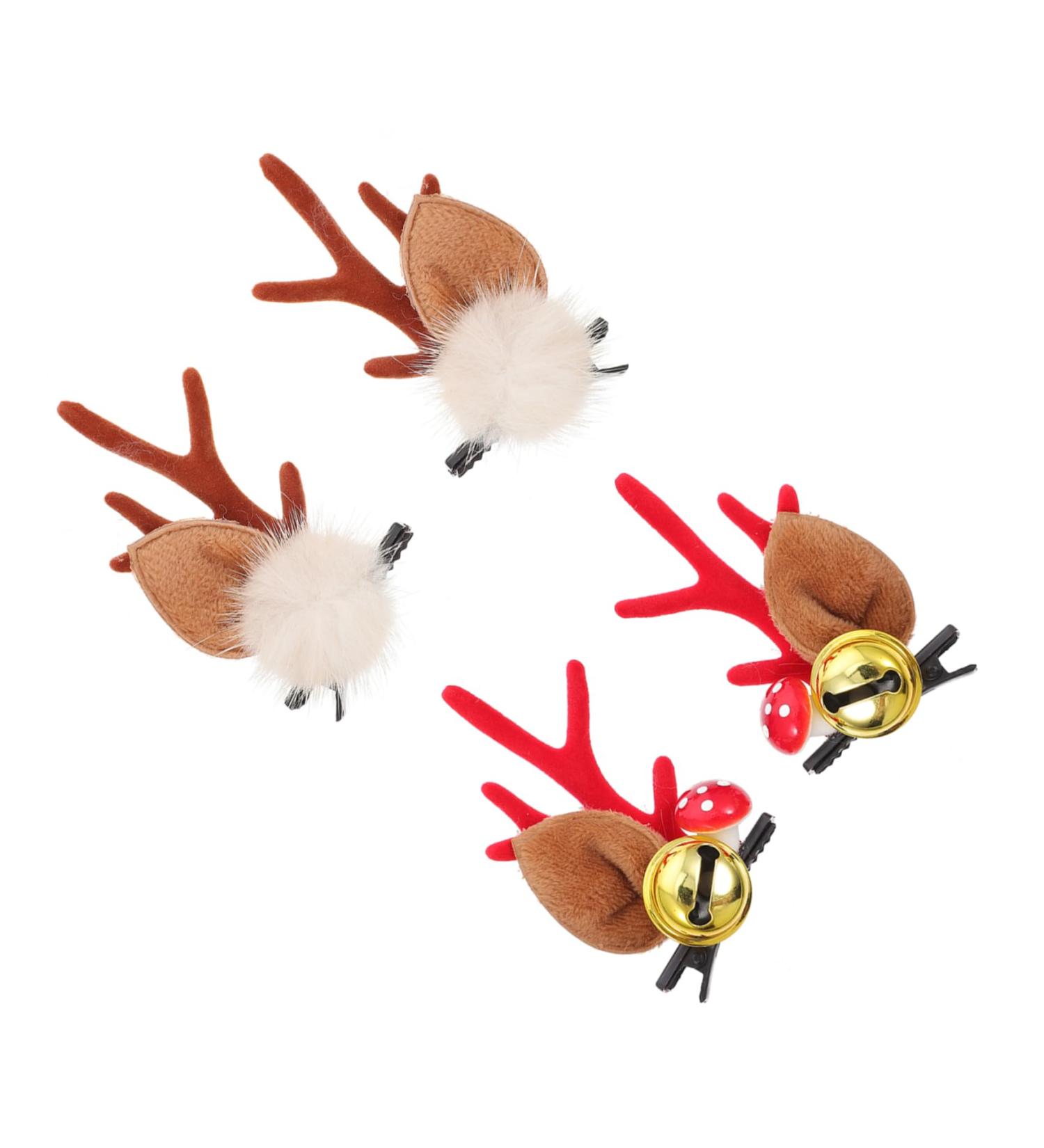 minkissy 2 Pairs Antler Hair Clip Elk Antlers Clips Deer Antlers Hair Clips Kids Hairpins Antler Hairpinhairpin for Christmas Reindeer Ear Hair Clips Plastic Halloween A40 Accessories - Buy Online on GoSupps.com