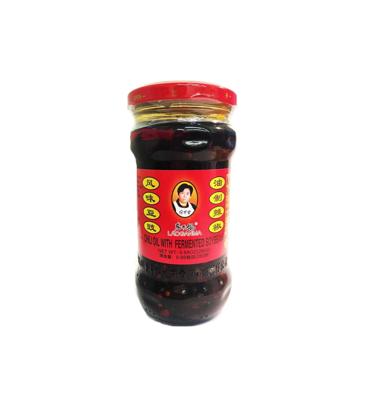 Lao Gan Ma Piments croustillants l'huile Classique pic avec piments croustillants Original de Chine OG ASIA 210 g - Buy Online on GoSupps.com