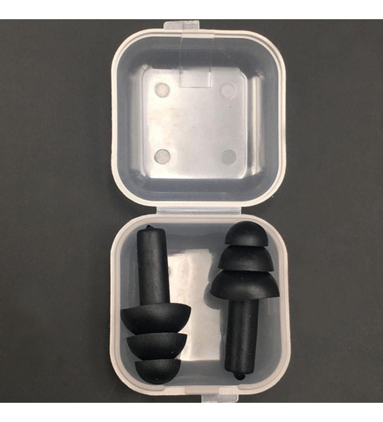 Earplugs Ear Plugs Sleeping Noise Canceling Ear Plugs box-packed comfort earplugs for Swimming Snoring 1Pairs(Black) - Buy Online on GoSupps.com
