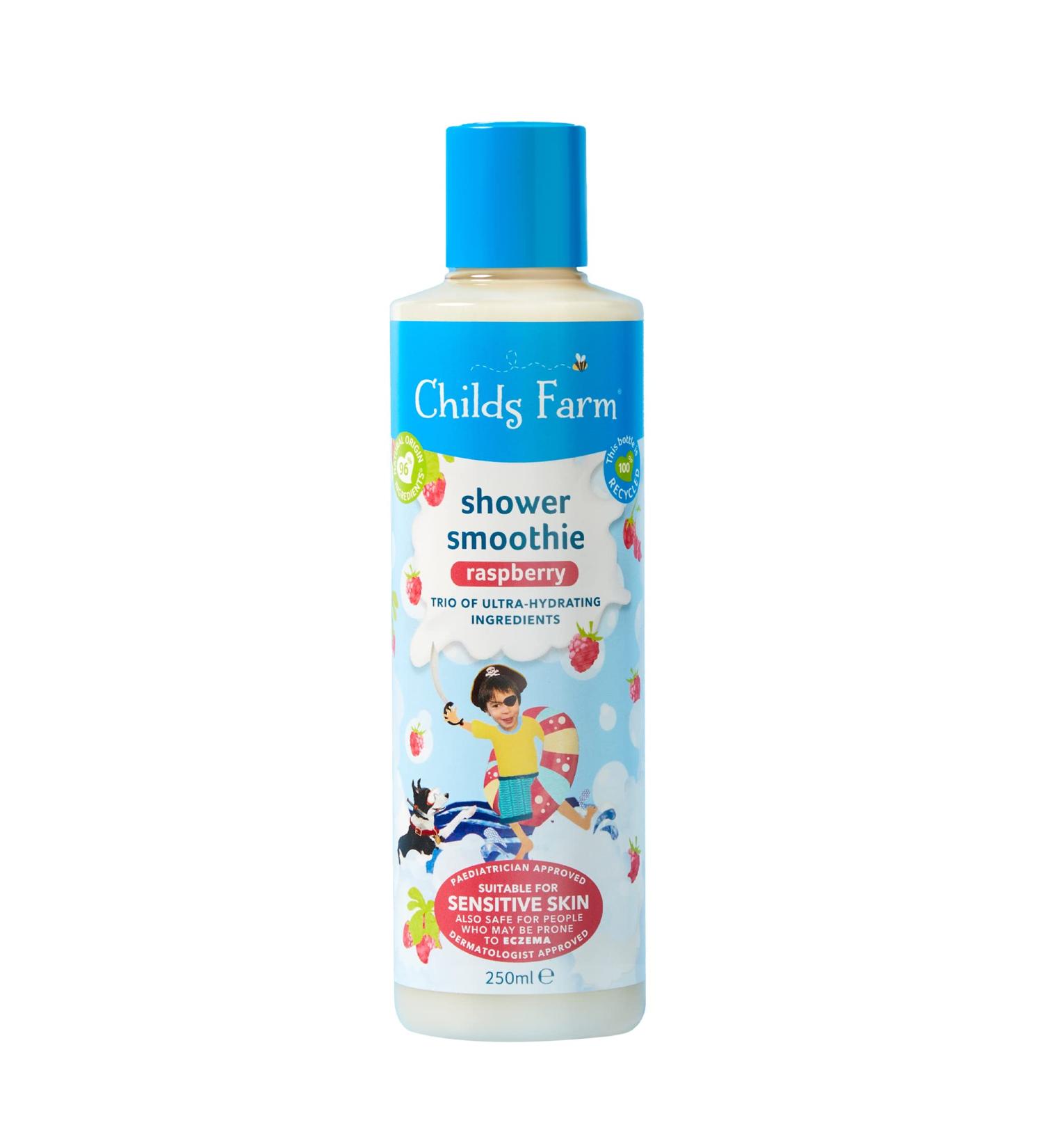 Childs Farm Shower Smoothie Raspberry Body Wash 250ml | Ultra Hydrating | 12-Hour Moisturisation - Buy Online on GoSupps.com