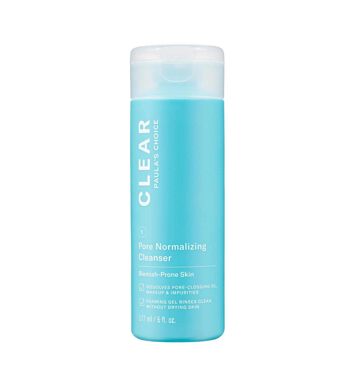 Paula's Choice CLEAR Pore Normalizing Cleanser 6oz Salicylic Acid Acne Face Wash for Redness & Blackheads - Buy Online on GoSupps.com
