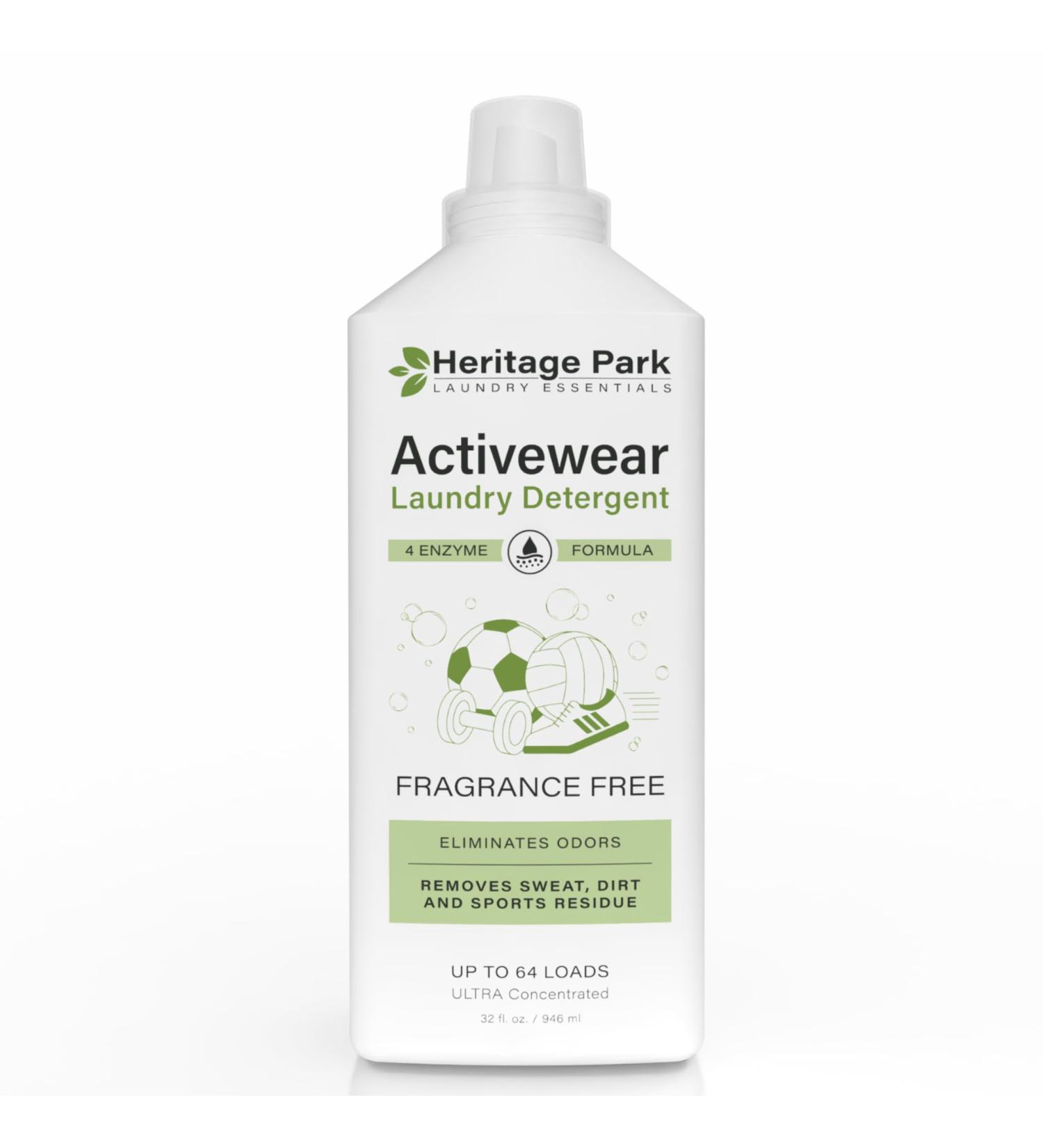 Buy Athletic Sport Active Wear Laundry Detergent - 4x Plant-Based Formula with Enzymes | Fragrance-Free Odor & Stain Remover for Optimal Performance - Buy Online on GoSupps.com
