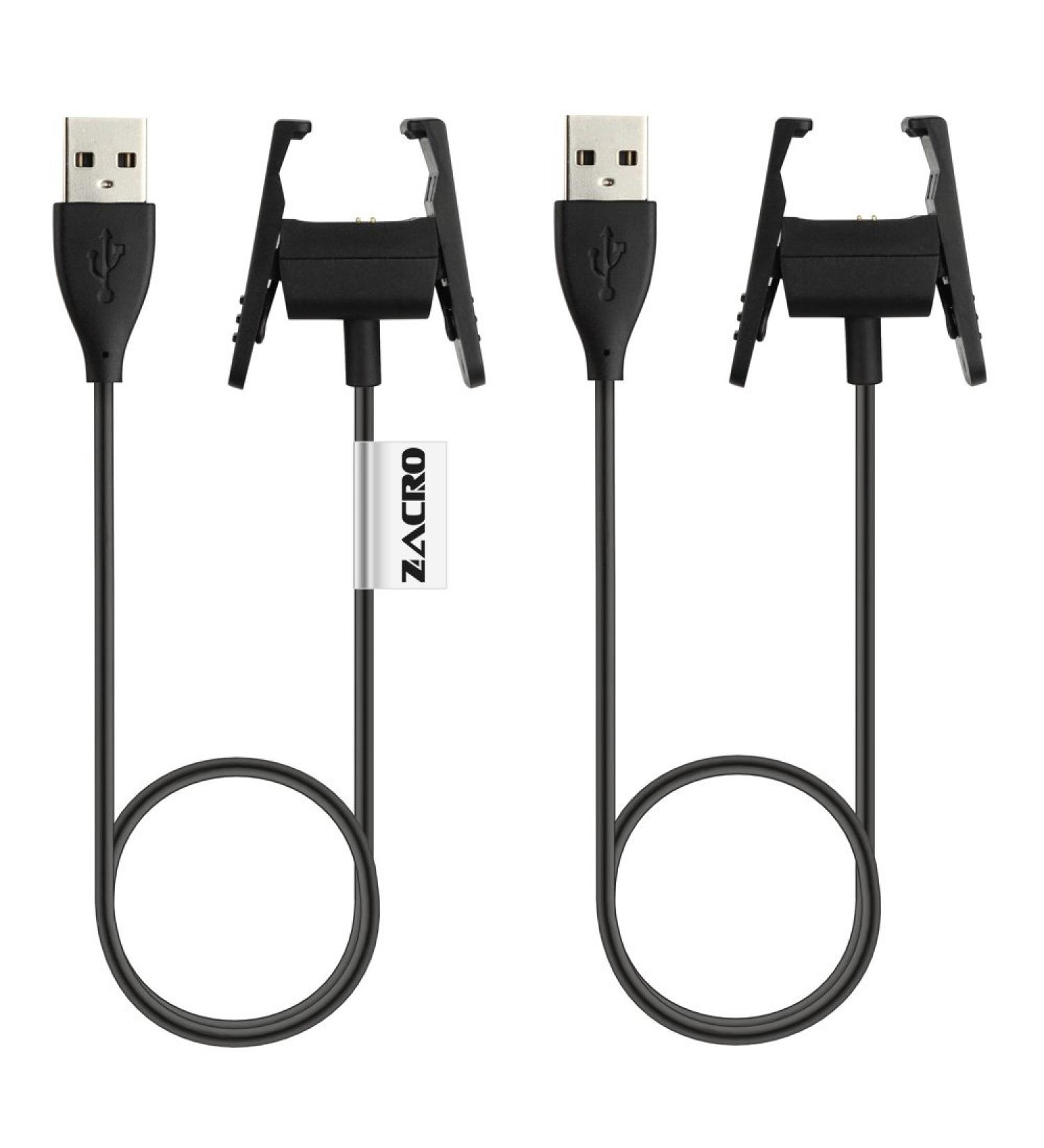 Zacro Fitbit Charge 2 Charger 2Pcs Replacement USB Charger Charging Cable for Fitbit Charge 2 with Cable Cradle Dock Adapter for Fitbit Charge 2(1.6 feet) - Buy Online on GoSupps.com