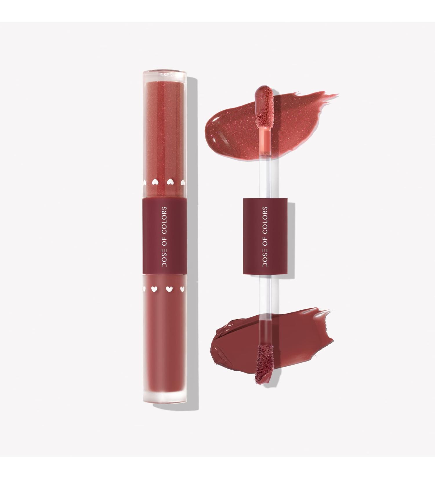 Dose of Colors Opposites Attract 2-IN-1 Lip Pair - Flirt/Romance | Limited Edition - Buy Online on GoSupps.com