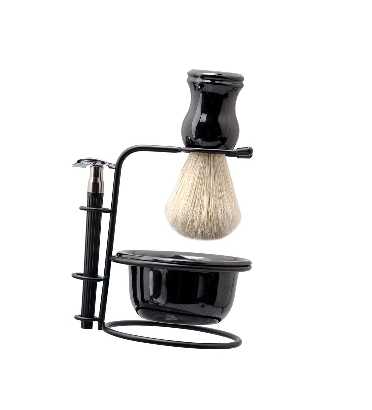 Perfeclan Deluxe Razor Set for Men - Premium Shaving Brush & Stand - Perfect for Everyday Grooming - Buy Online on GoSupps.com