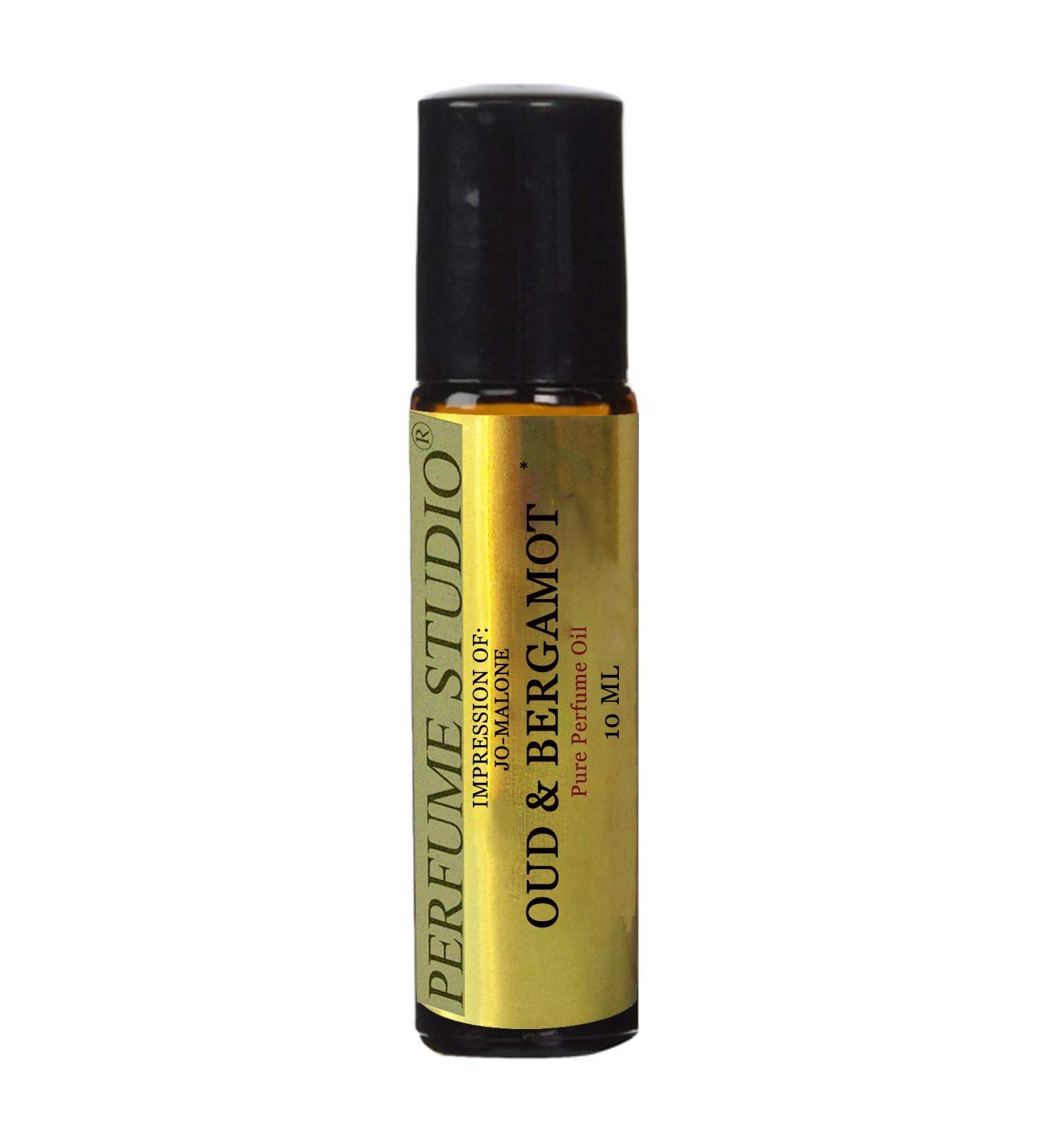 IMPRESSION Fragrance Oil Compatible to Oud & Bergamot Perfume Oil Pure Parfum No Alcohol added 10ML Roll On Bottle