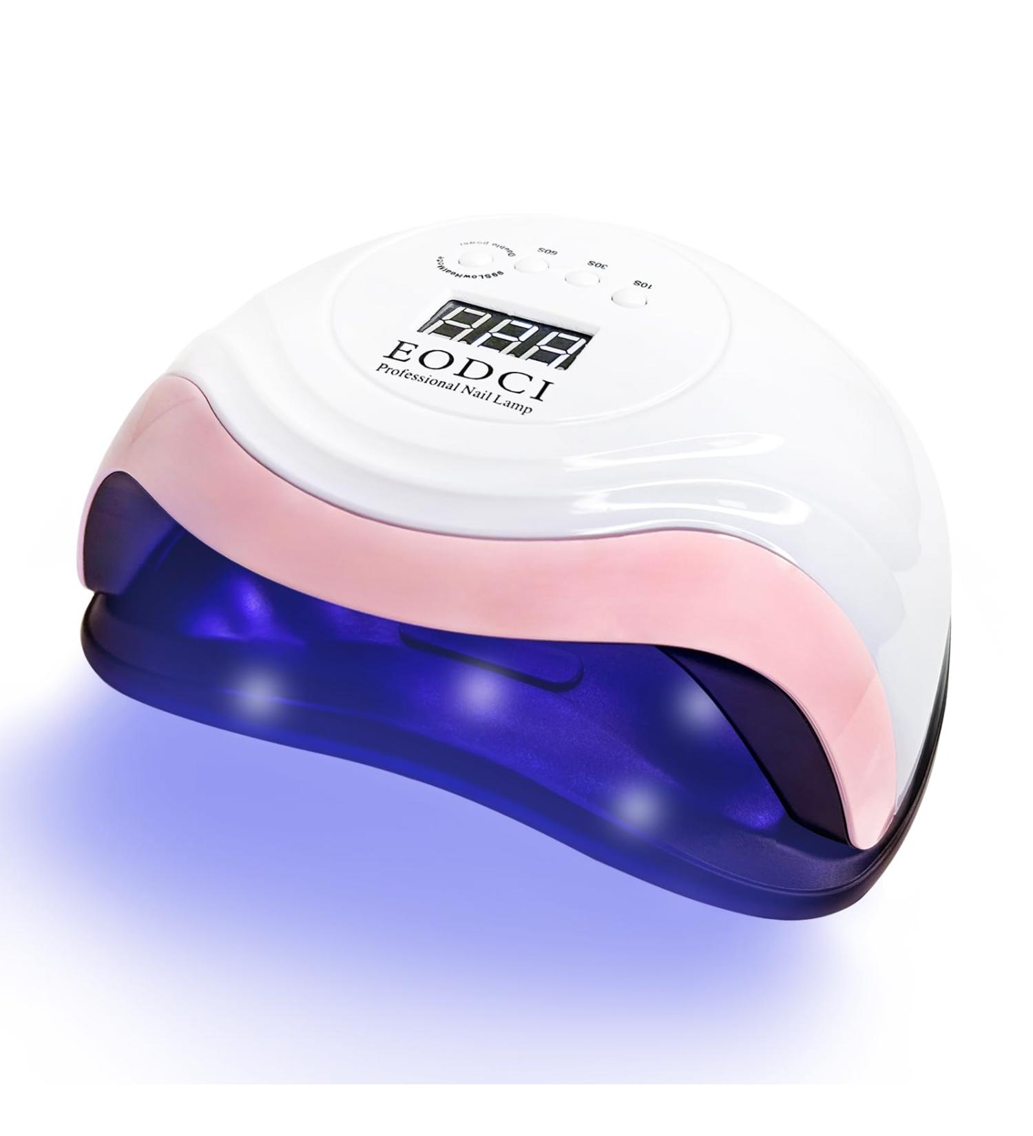 168W UV LED Nail Lamp - Professional Gel Nail Polish Dryer with Auto Sensor Compatible with All Gel Types - Buy Online on GoSupps.com
