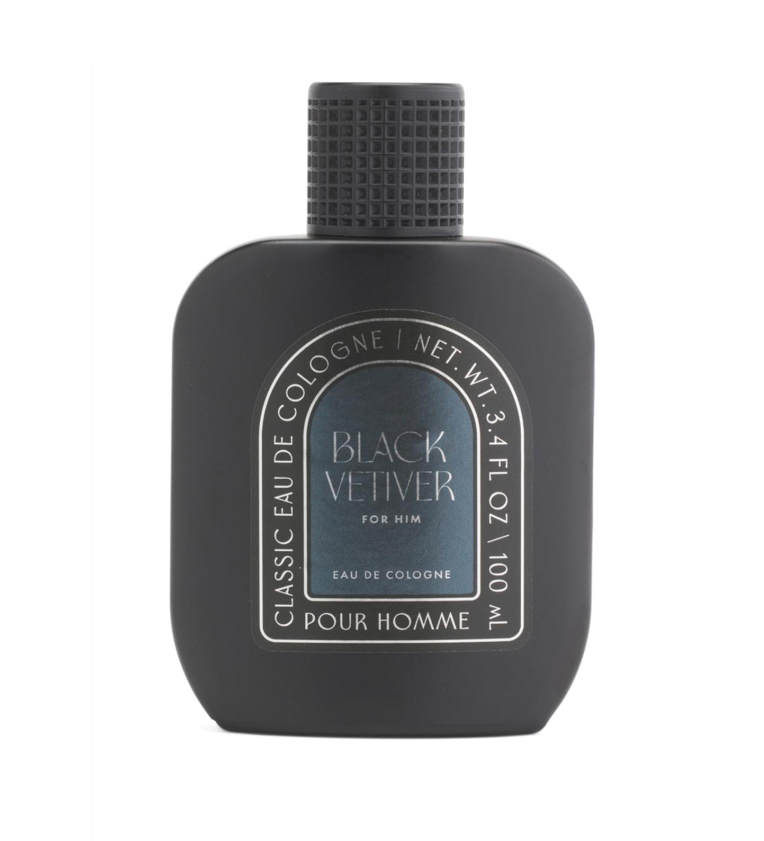 Tru Fragrance Black Vetiver Eau De Cologne For Him 3.4 fl oz / 100ml Unboxed