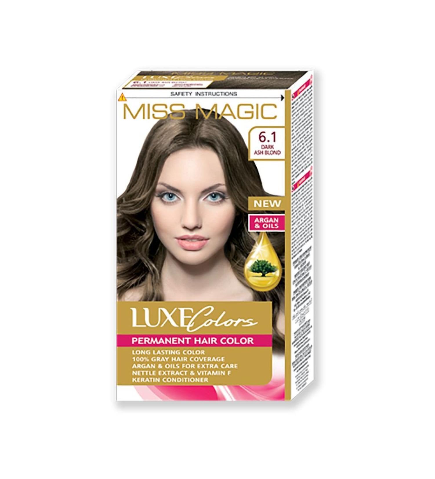 MISS MAGIC HAIR COLOUR BLOND ASH HAIR COLOUR WITH ARGAN
