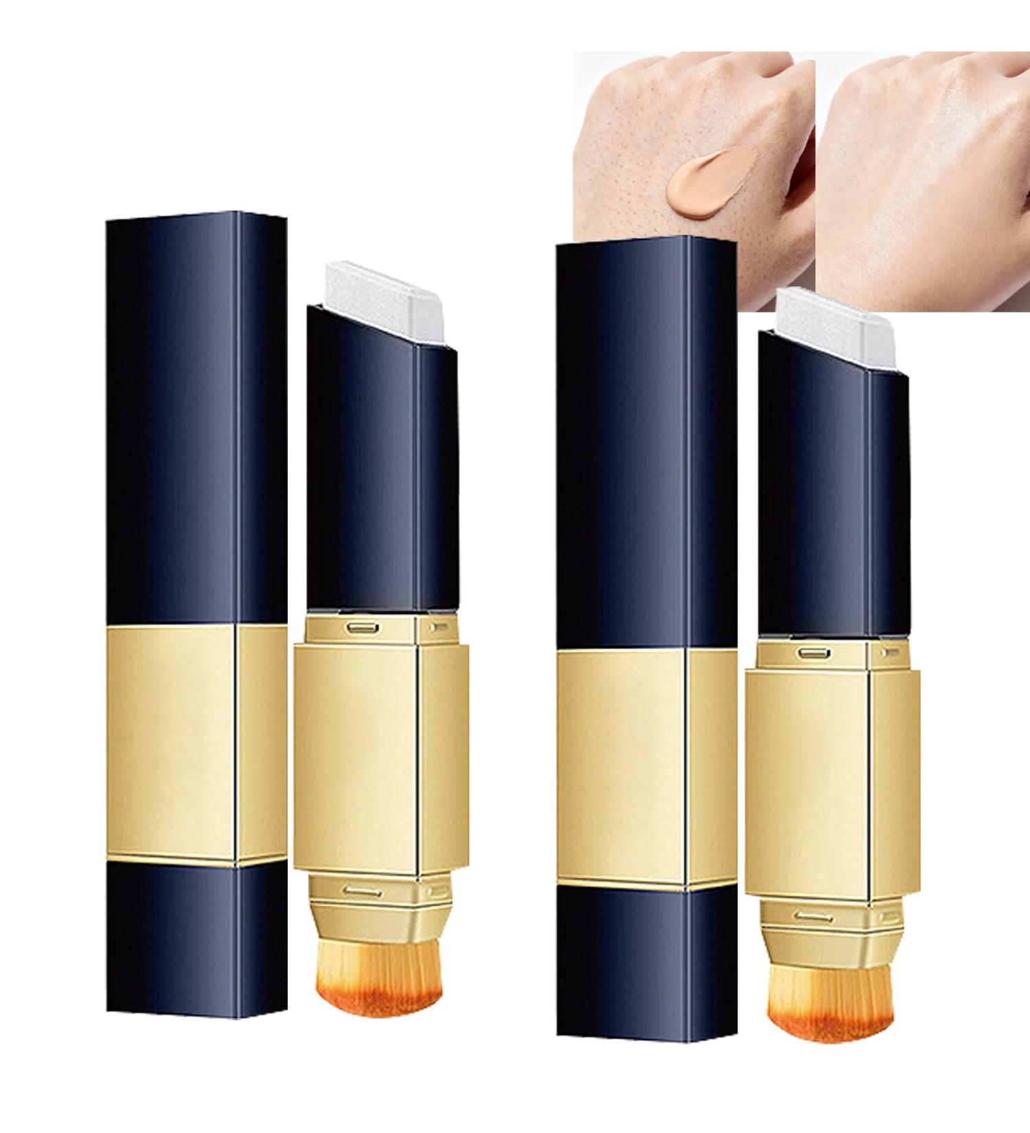 WRANBAO Color Changing Foundation Stick 2in1 Foundation Stick with Brush Hydrating Double Head Concealer Full Coverage Concealer Lightening Sweat and Water Resistant 2 Pack Natural 2 Pack Natural - Buy Online on GoSupps.com
