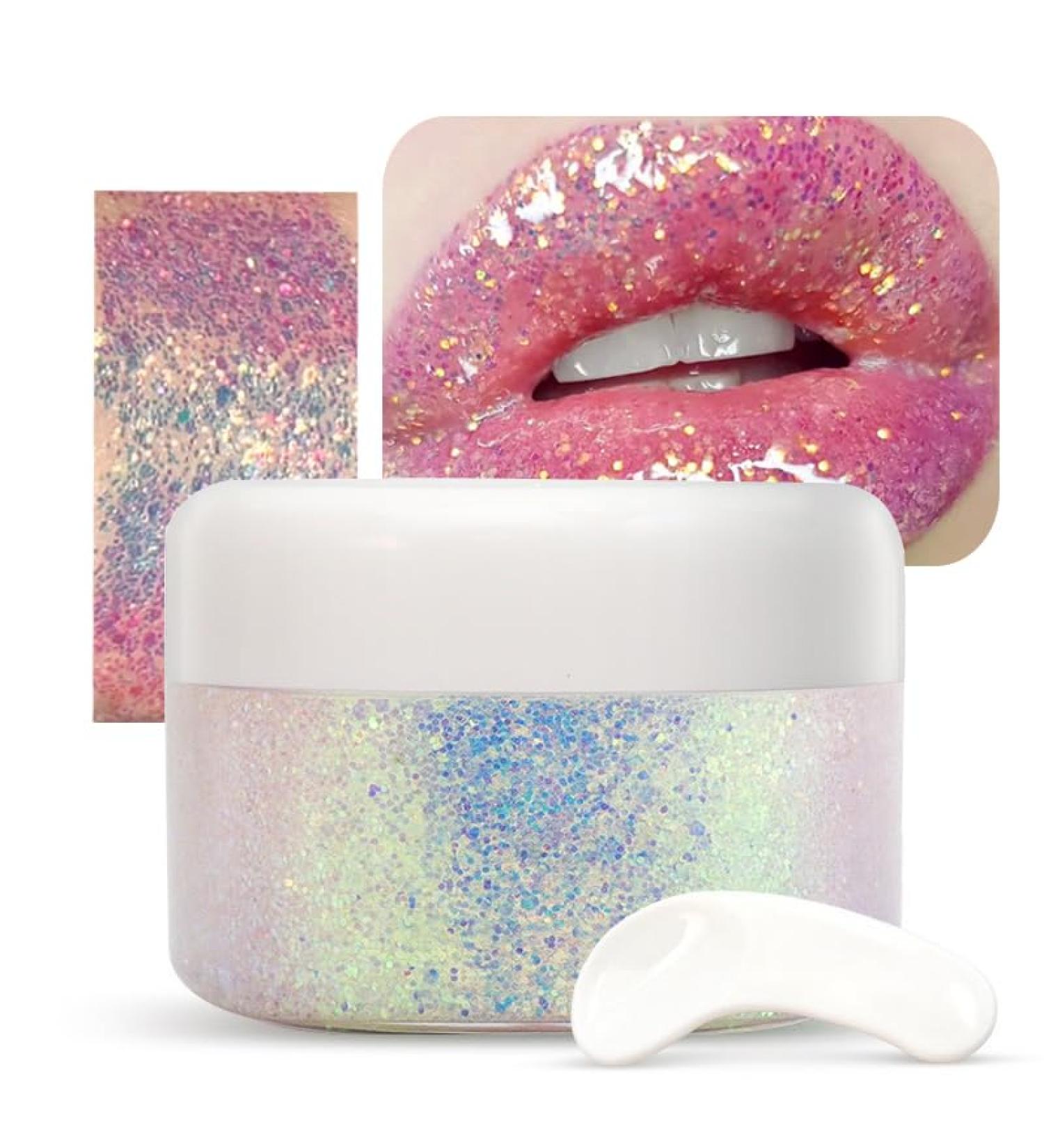 Buy Glitter Gel for Makeup | Sparkling Face Hair & Body Glitter for Festivals - Buy Online on GoSupps.com