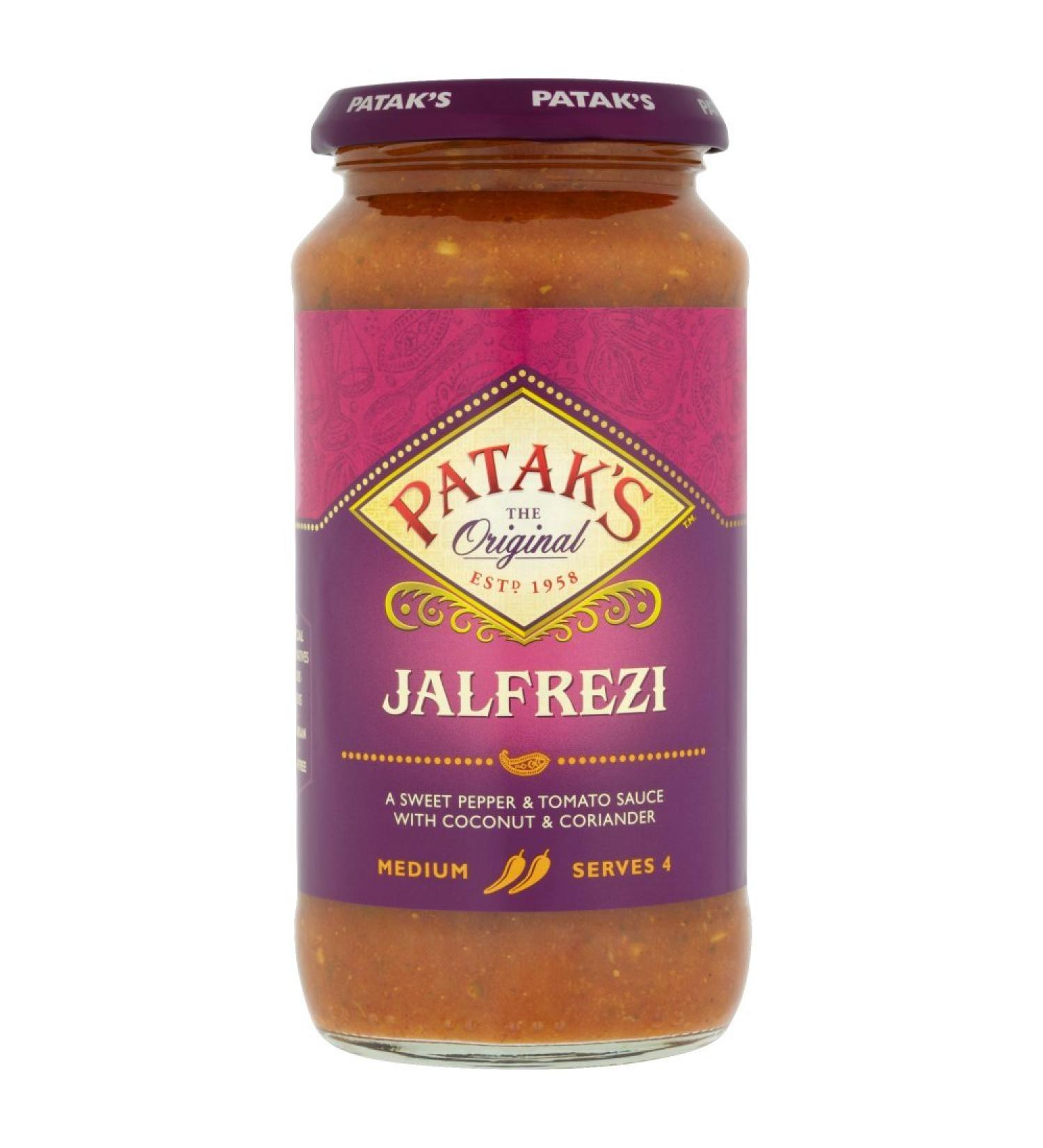 Patak's Pataks Jalfrezi Set of 6 cooking sauces 450 g