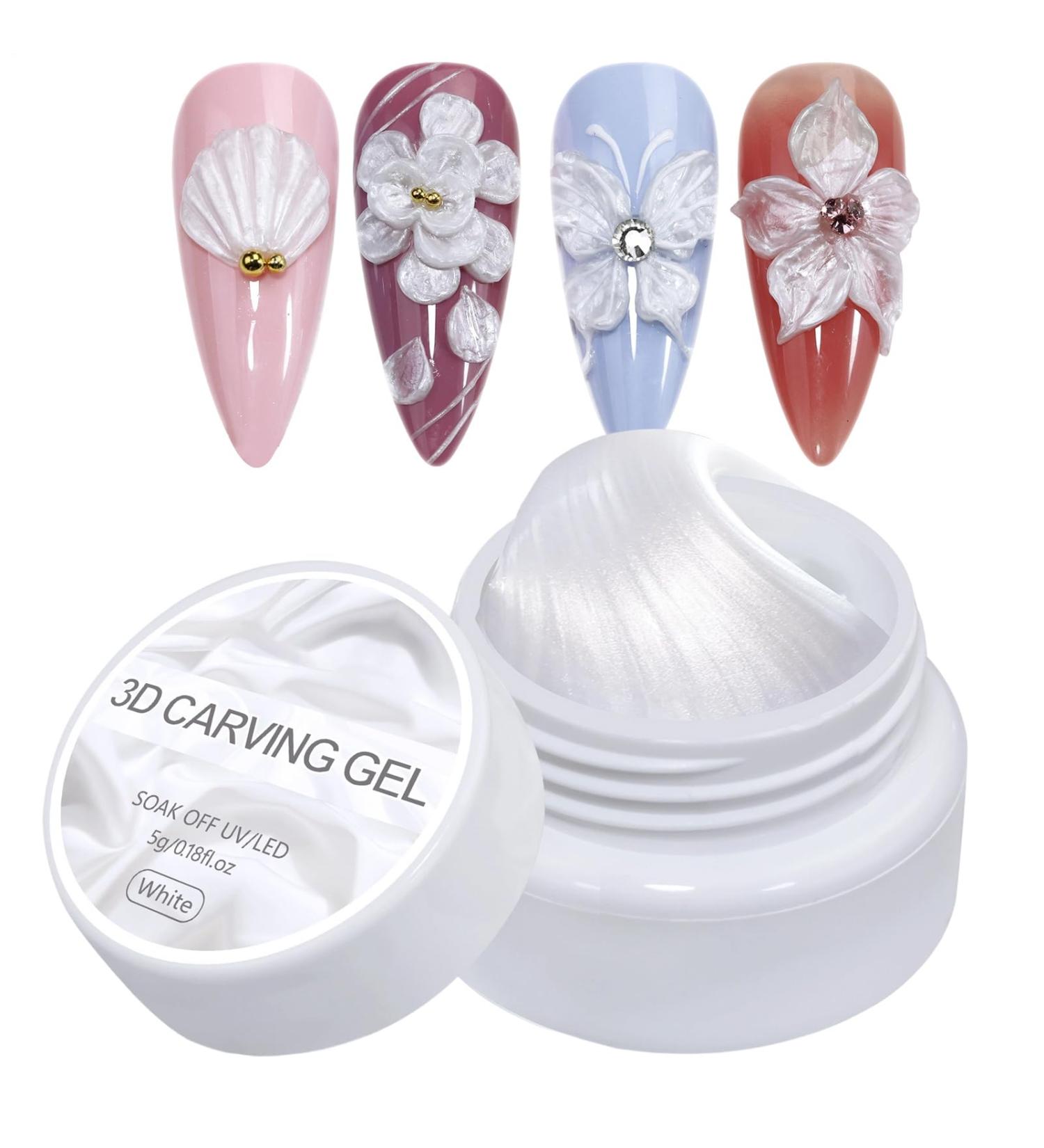 3D Modelling Gel 5g Solid Building Gel for Soft Extension - Beauty Care for Soft Nail Carving - Manicure Home & Salon Daily Use - Buy Online on GoSupps.com