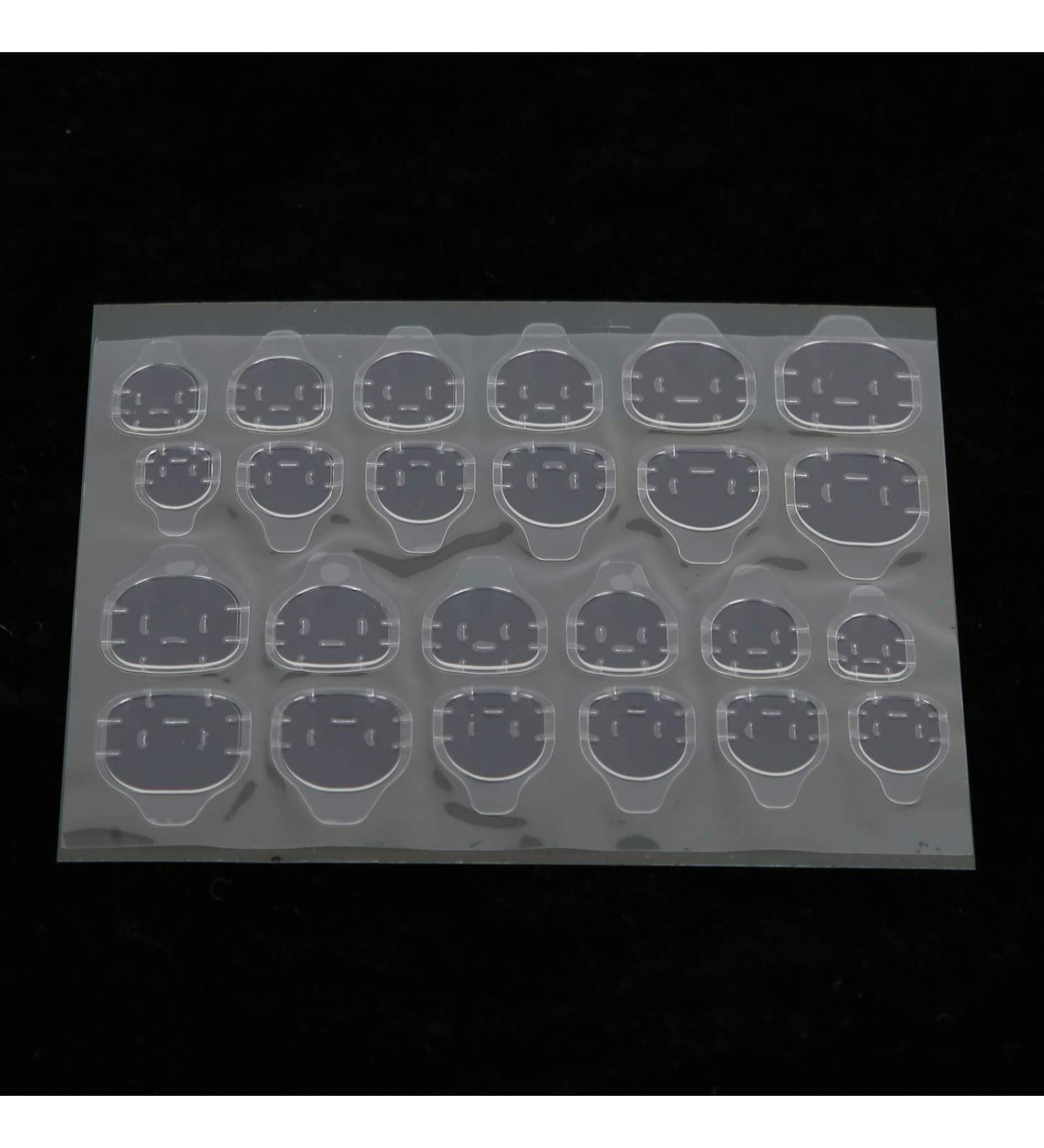 Nail Adhesive Tab Reusable Transparent Transparent Nail Tape Self Adhesive for Nail Art - Buy Online on GoSupps.com