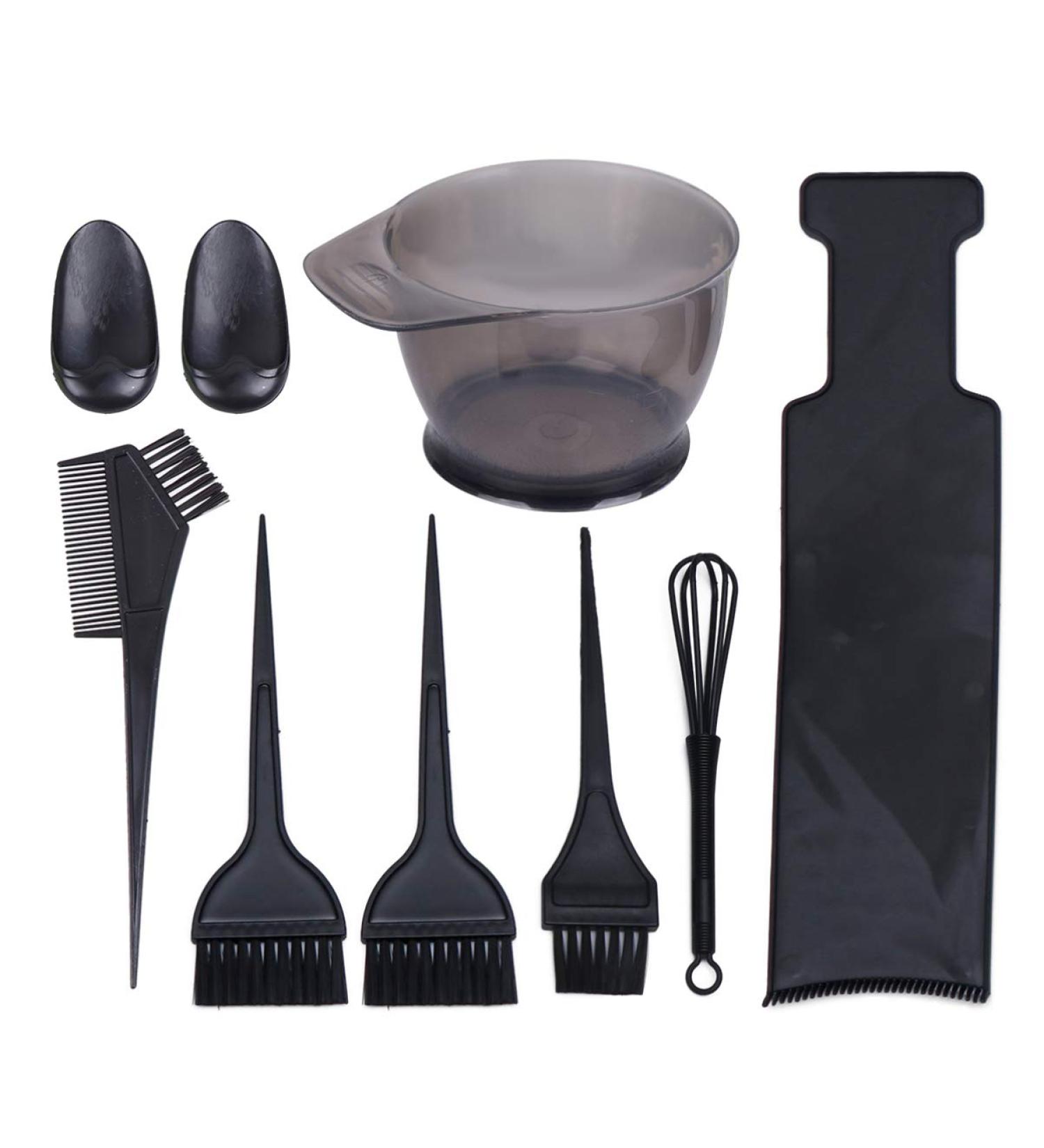 LALAFINA Set Hair Dye Tint Brush Hair Dye Coloring Color Whisk Salon Hair Coloring Dyeing Kit Hair Coloring Gloves Suit Hair Color Board Hair Coloring Comb Balance Tool - Buy Online on GoSupps.com