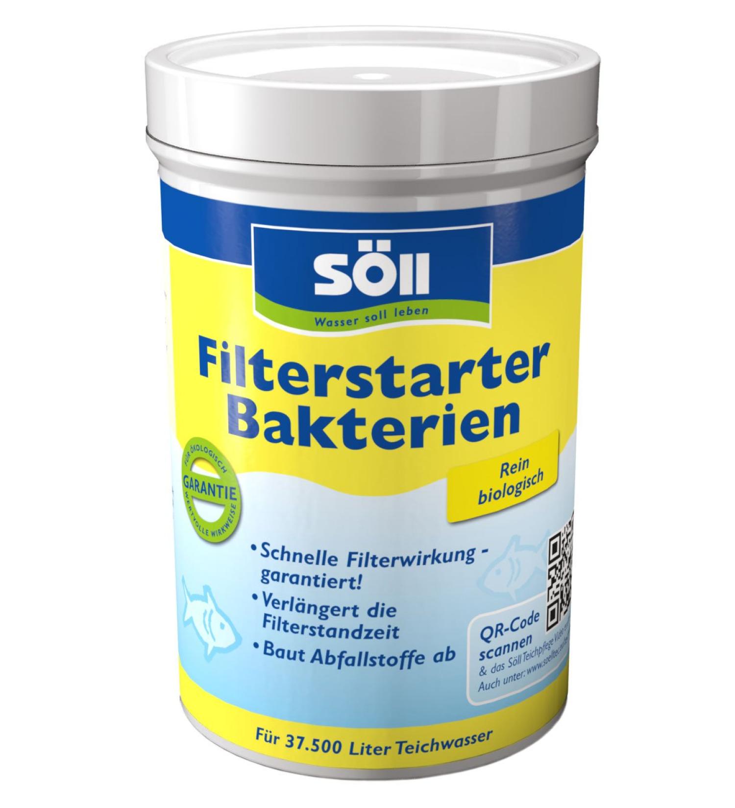 Buy S ll 81439 Filter Starter Bacteria - High-Purity Microorganisms for Garden & Koi Ponds 250g Activates Natural Filter Biology for Up to 37 500 Liters - Buy Online on GoSupps.com