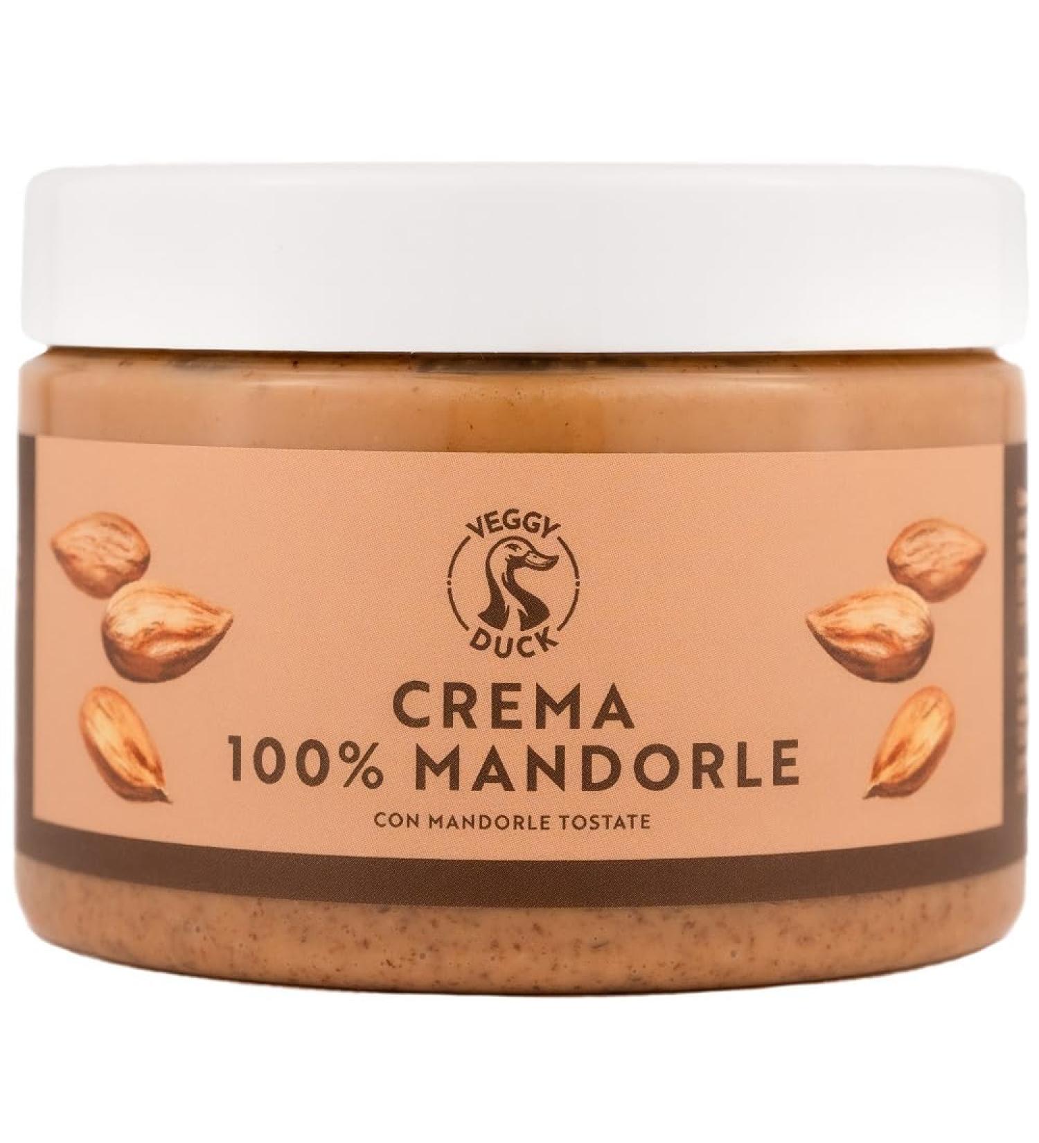 Veggy Duck - Brown Almond Puree (330g) | No Added Sugar | Suitable for Breakfasts and Desserts - Buy Online on GoSupps.com