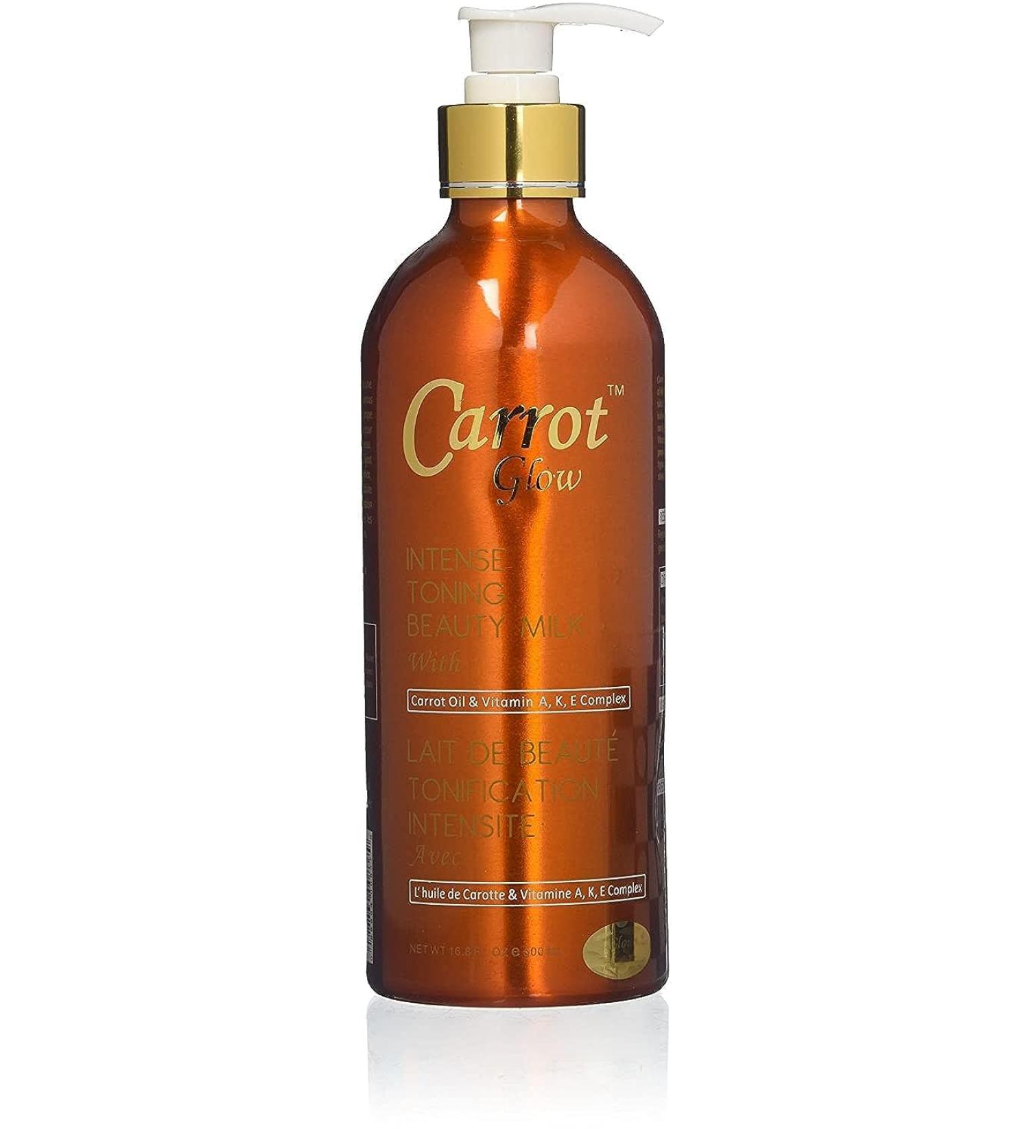 Carrot Glow Intense Toning Beauty Milk | Radiant Skin & Even Tone | International Shipping - Buy Online on GoSupps.com