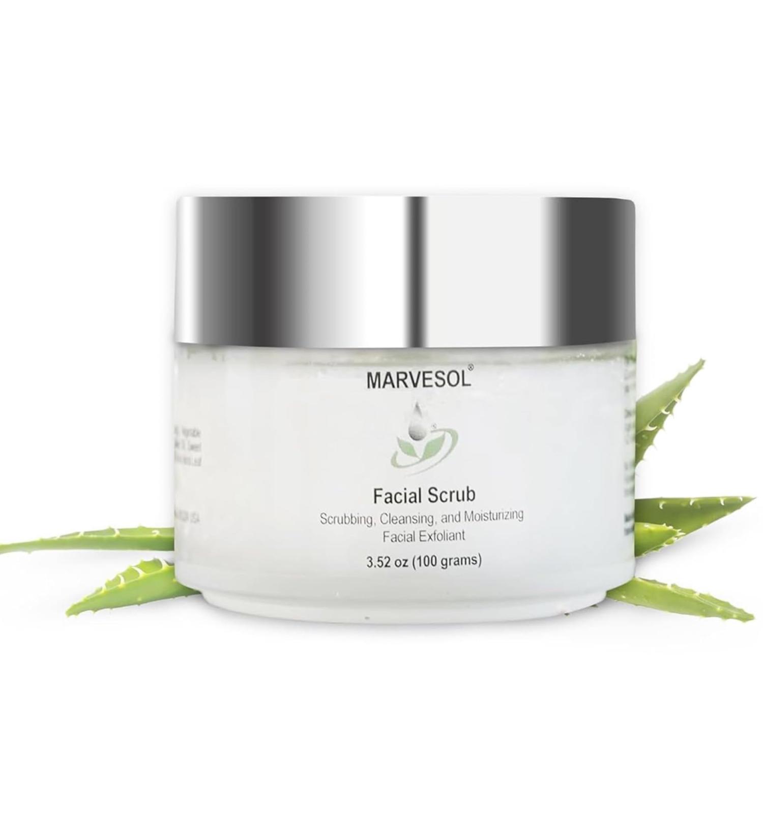 Facial Scrub Exfoliator for Rosacea | Gentle Deep Cleanser for All Skin Types - Buy Online on GoSupps.com